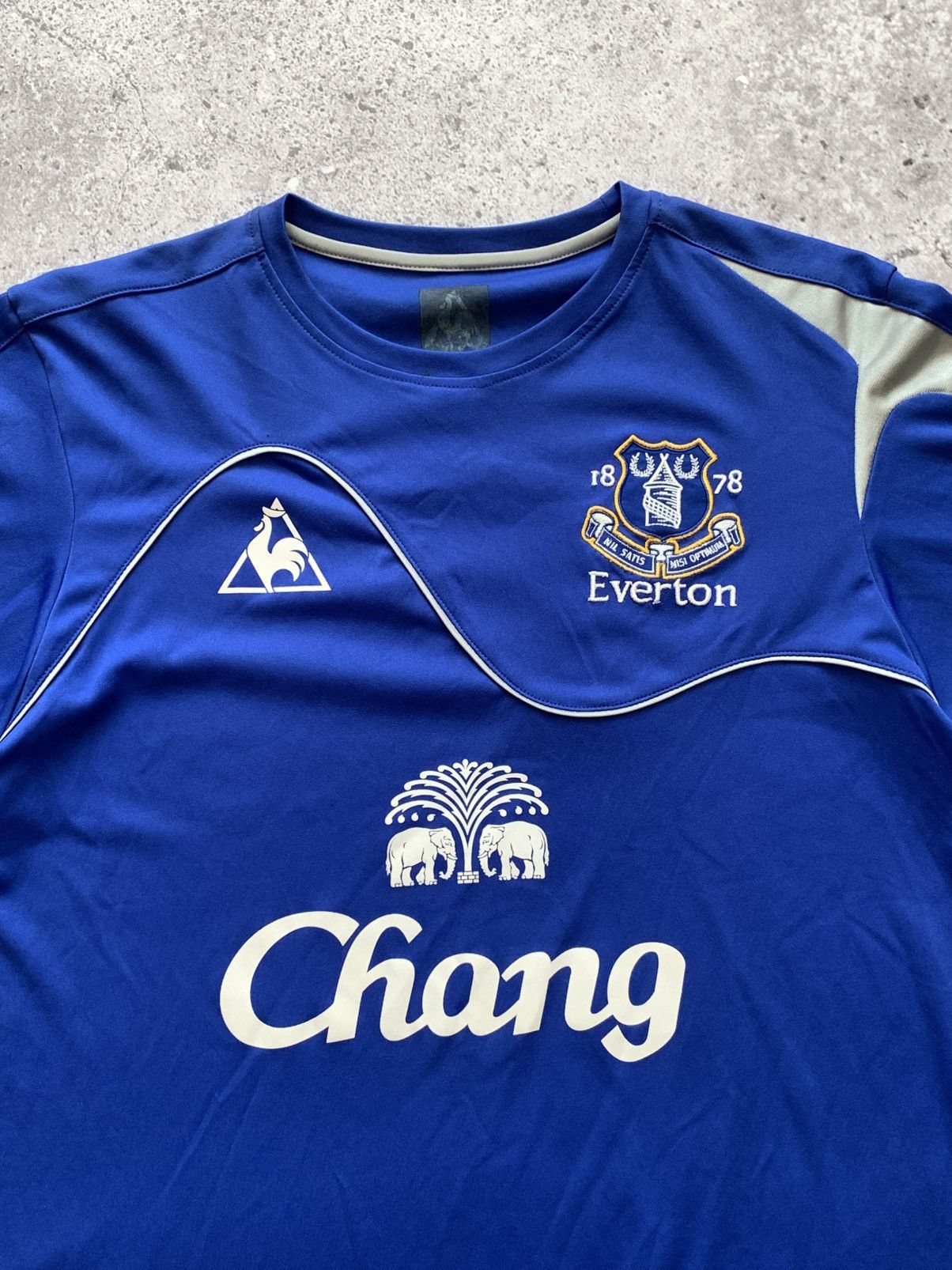 Le Coq Sportif 🔥LE COQ SPORTIF EVERTON VINTAGE TRAINING SOCCER JERSEY Size US M / EU 48-50 / 2 - 4 Thumbnail