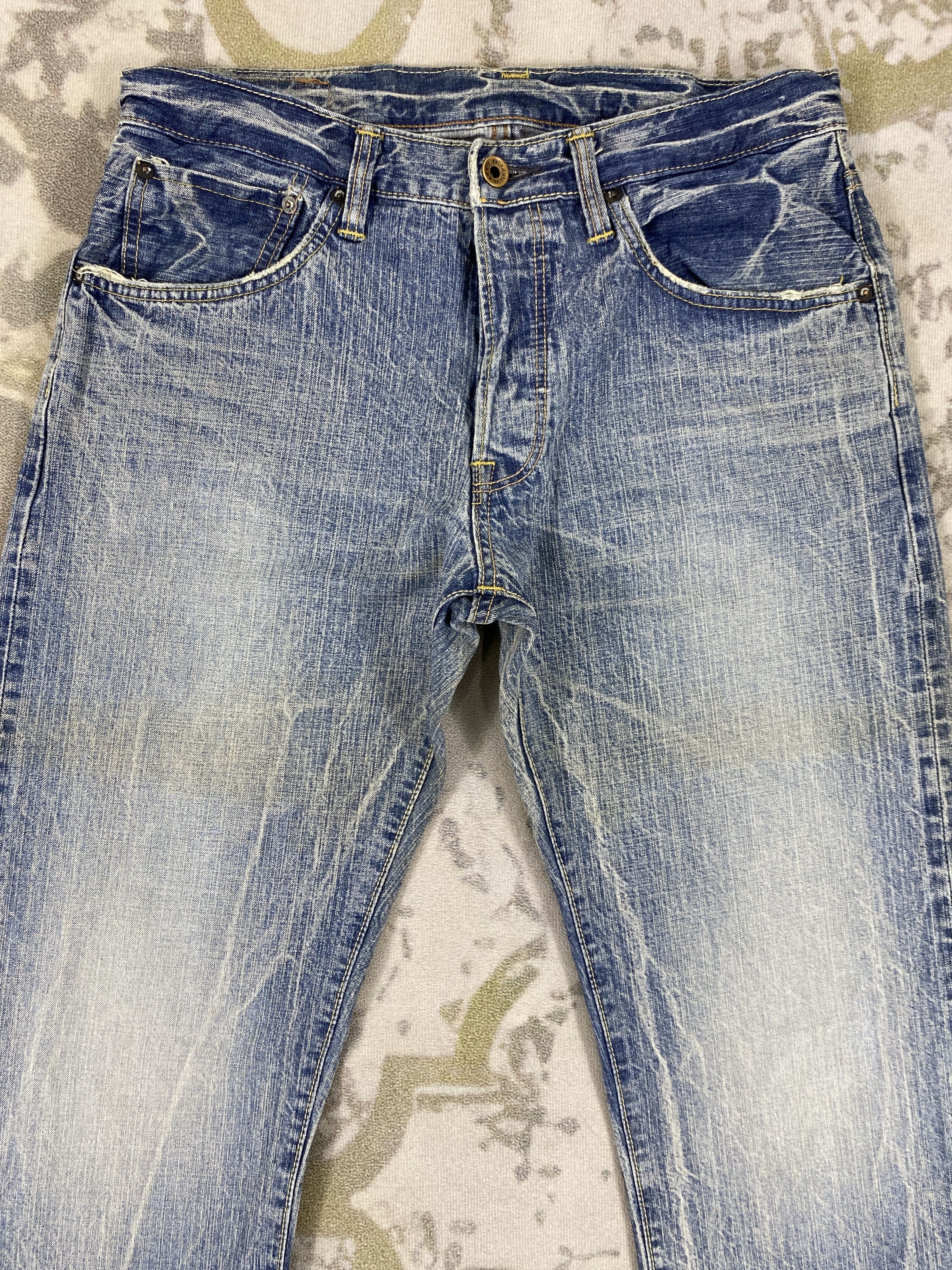 Japanese Brand Redline Vintage Edwin Jeans 31x32 Denim- JN3532 Size US 31 - 3 Thumbnail