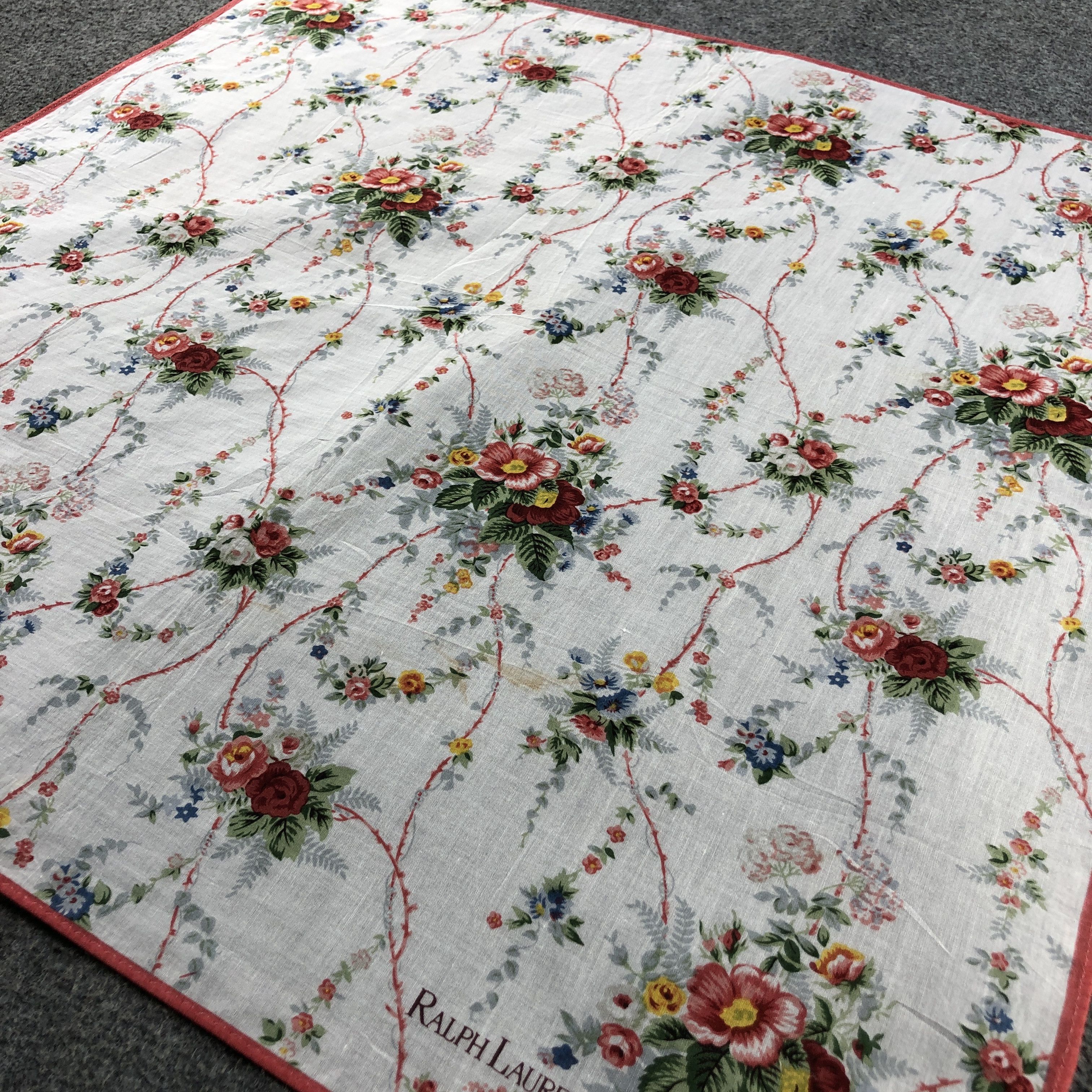 Ralph Lauren Ralph Lauren Floral Handkerchief Neckerchief Bandana H2710 Size ONE SIZE - 3 Thumbnail