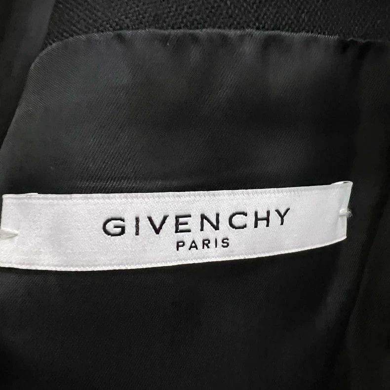 Givenchy Givenchy Black Notched Lapel Suit Vest Size US XL / EU 56 / 4 - 3 Thumbnail