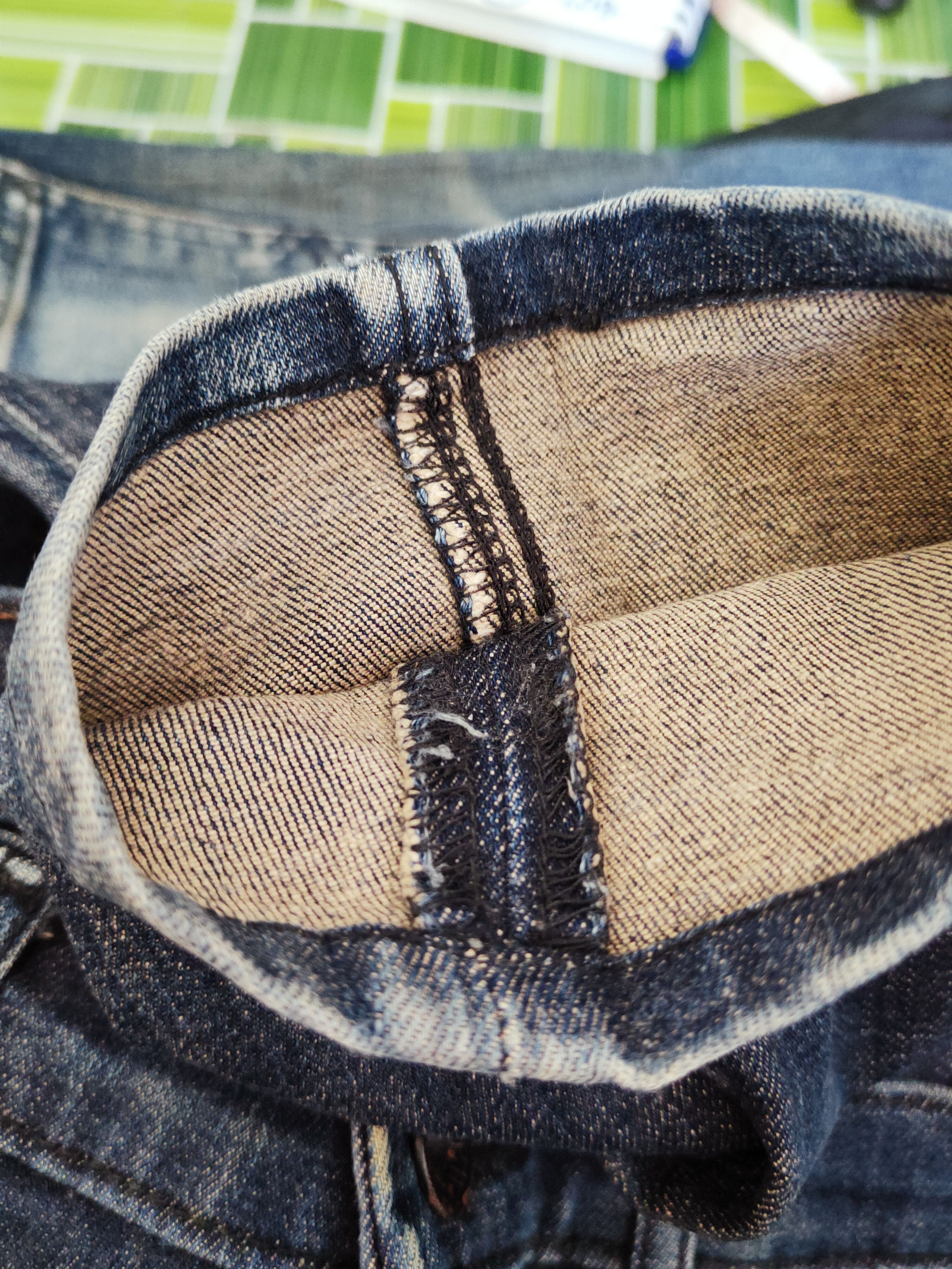 Edwin Edwin Dark Blue Distressed Ripped Jeans #W796 Size US 29 - 14 Thumbnail