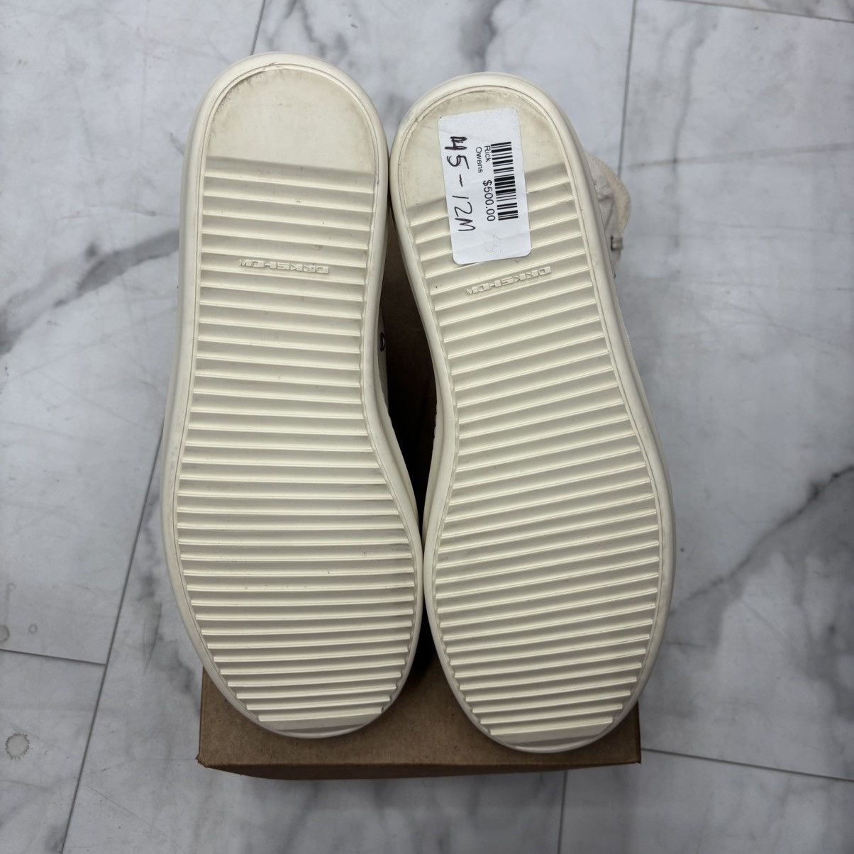 Rick Owens Rick Owens DRKSHDW Hi Top Size US 12 / EU 45 - 5 Thumbnail
