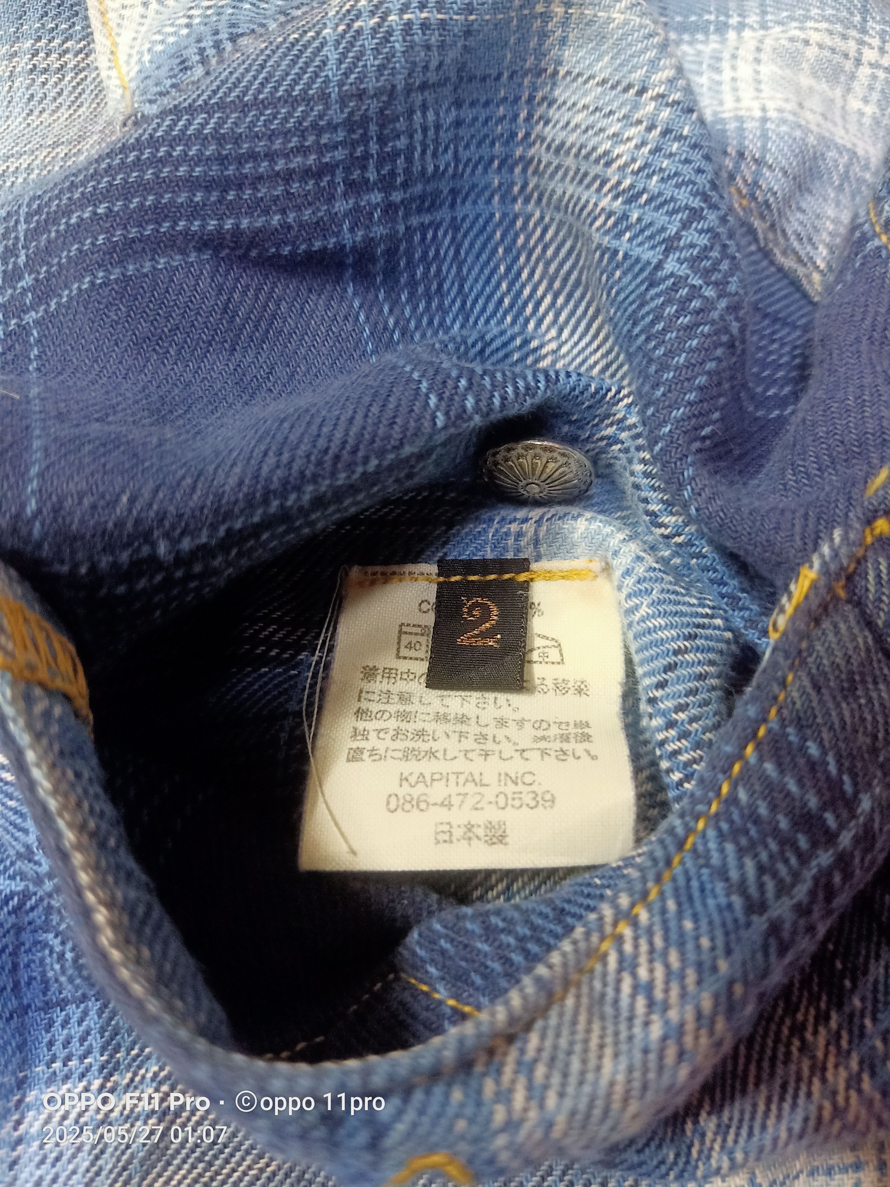 Kapital × Kapital Kountry Kapital Vintage Snap Men Button Poket Smiles Size US M / EU 48-50 / 2 - 7 Thumbnail