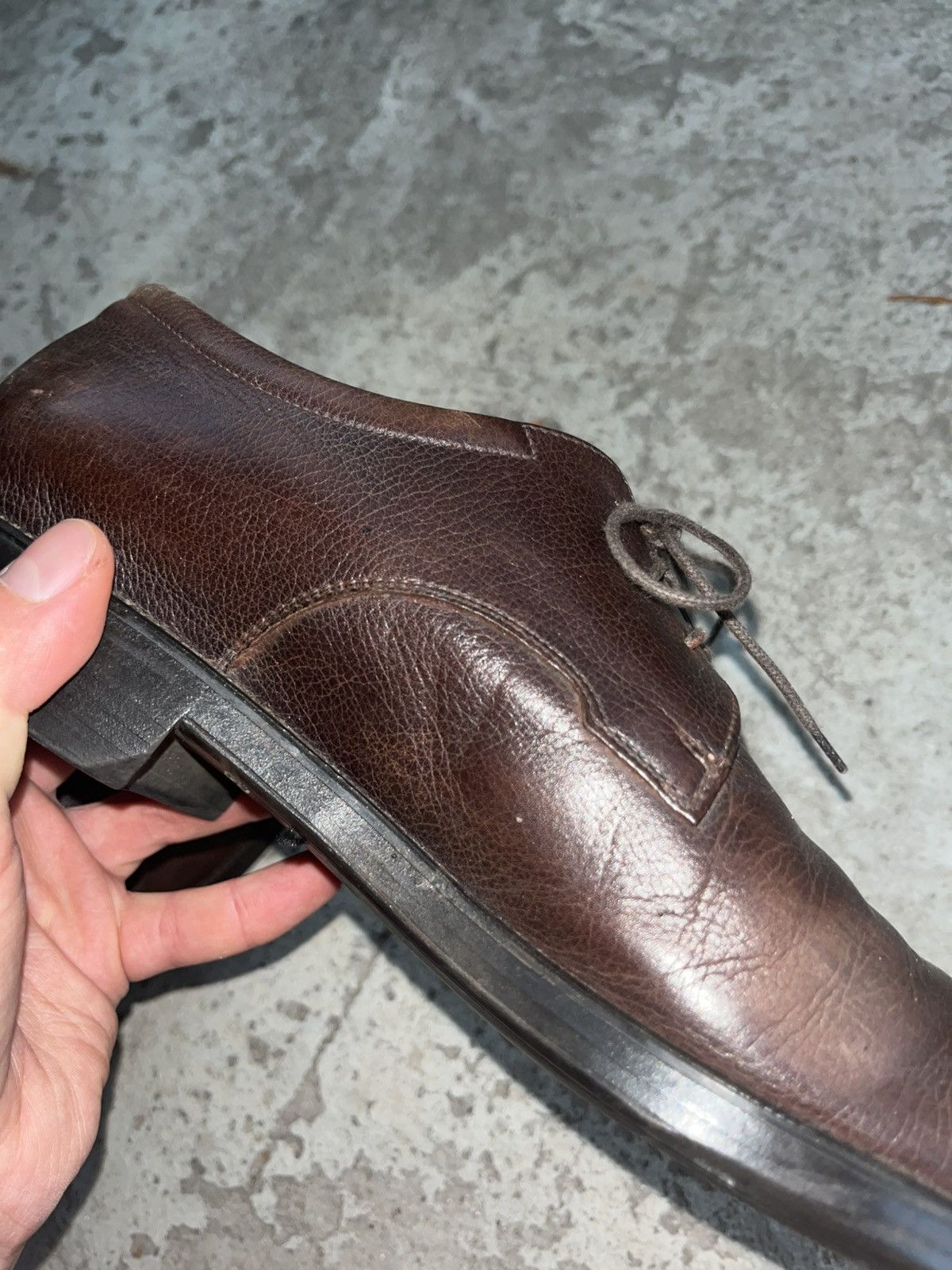 Salvatore Ferragamo Salvatore Ferragamo Lace Up Oxfords Leather Dress Shoes Size US 9 / EU 42 - 15 Thumbnail