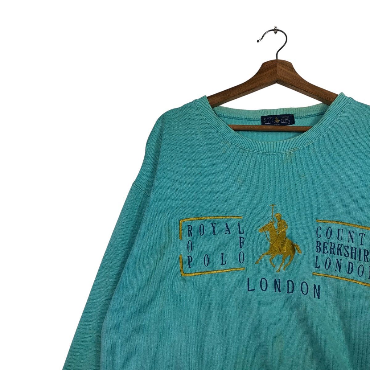 Japanese Brand Vintage Royal of Polo Berkshire Club Crest Sweatshirt Size US M / EU 48-50 / 2 - 8 Thumbnail