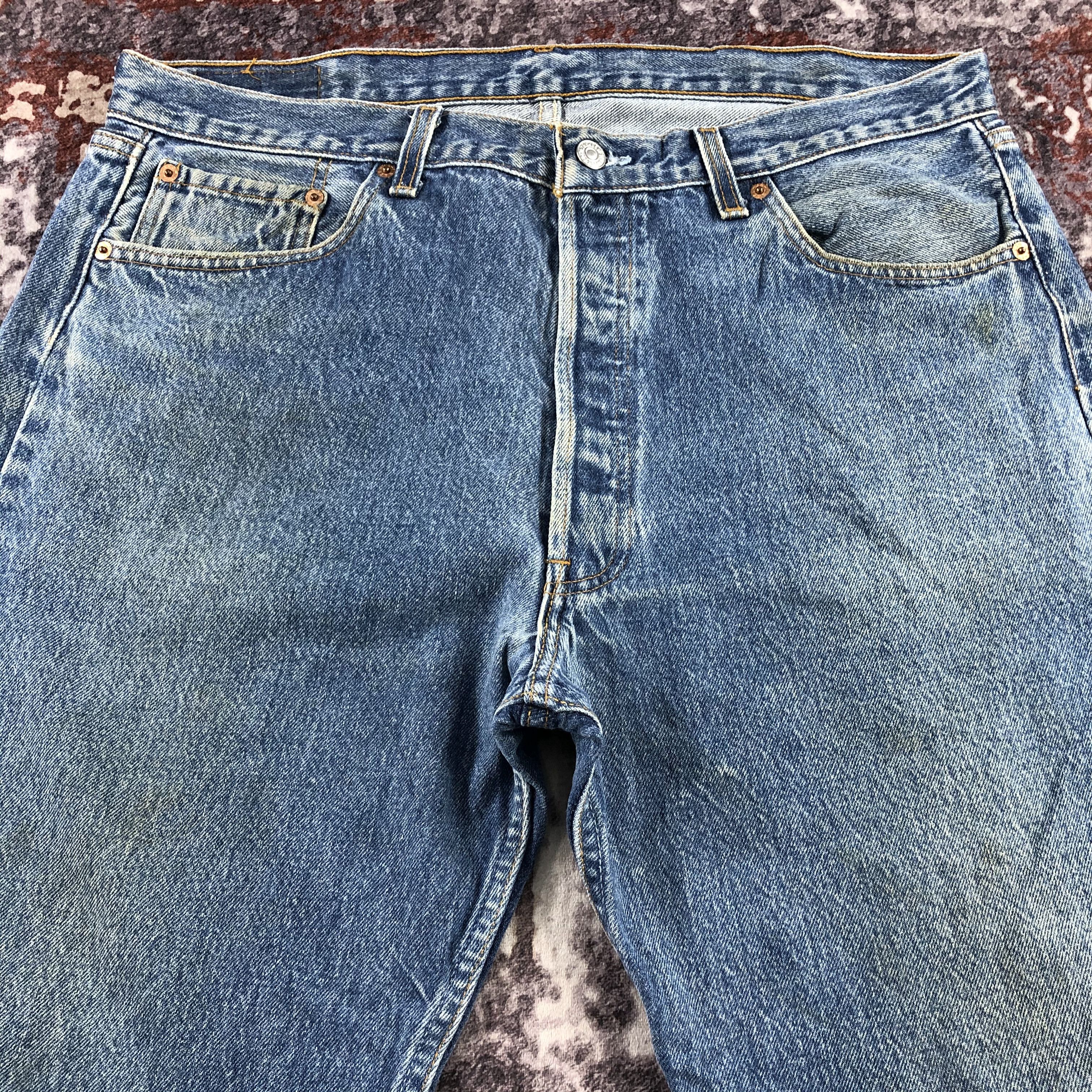 Levi's × Vintage Vintage 90s Levis 501 Jeans-JM2869 Size US 37 - 3 Thumbnail