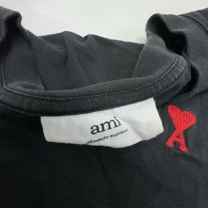 Other AMIPARIS Heart Logo Embroidered T-Shirt -2507 Size US XL / EU 56 / 4 - 1 Thumbnail