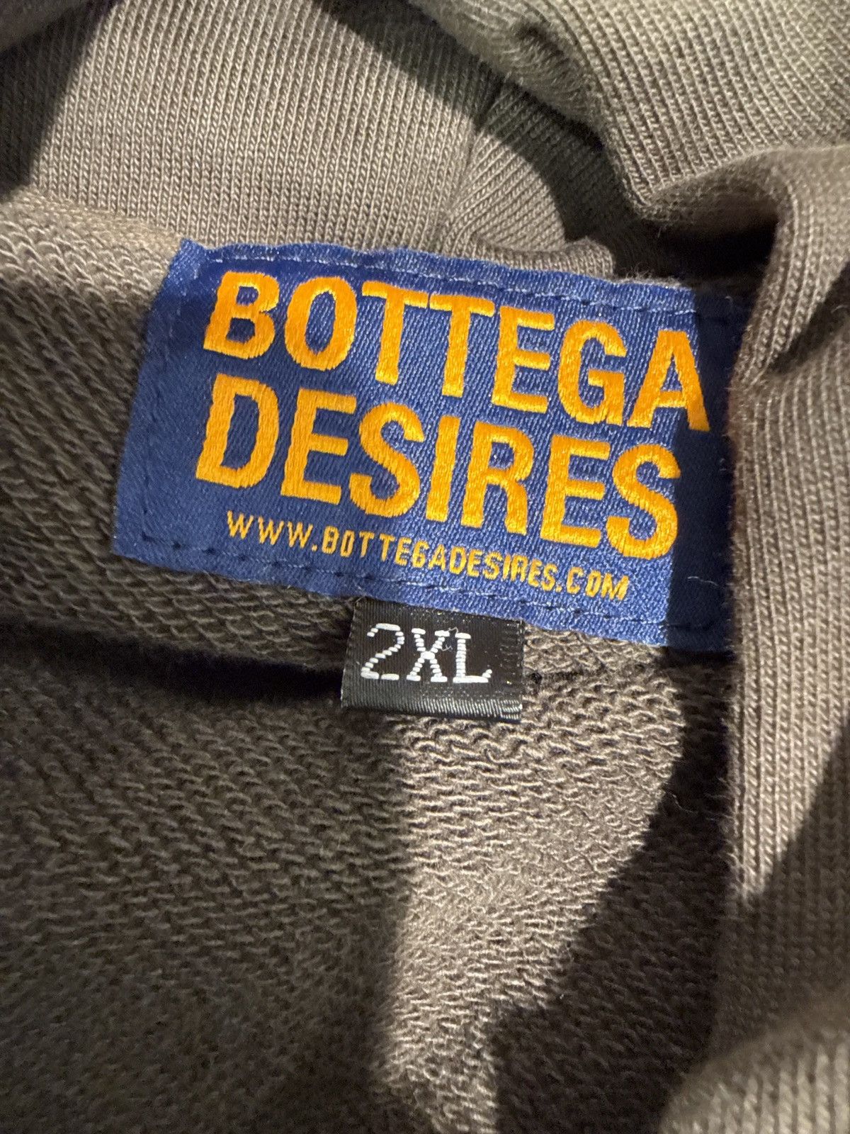 Bottega Desires Bottega Desires Tech Zip Up Hoodie Olive Yellow Size US XXL / EU 58 / 5 - 2 Thumbnail