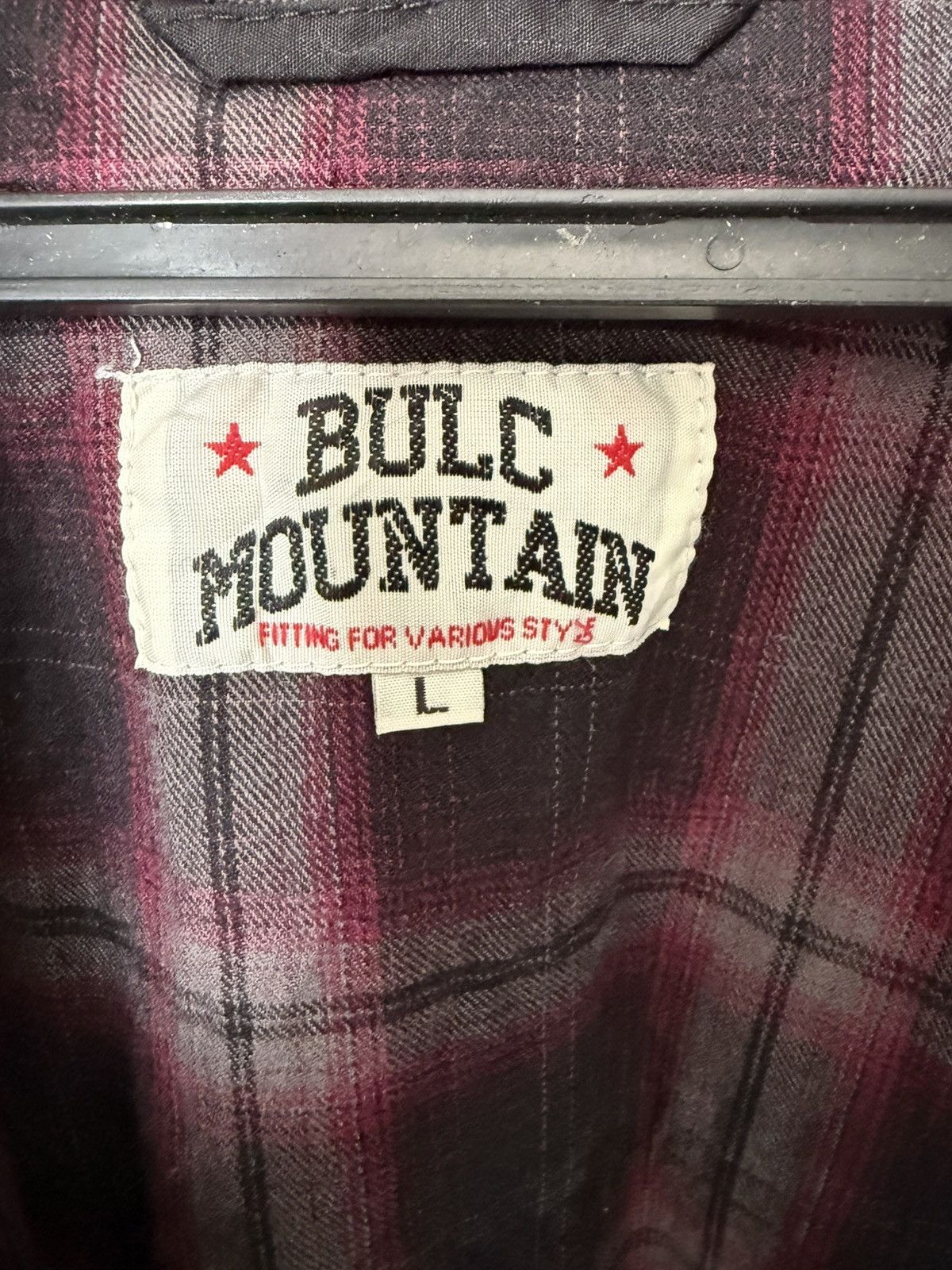 Japanese Brand Japan Brand Bulc Mountain Gothic Shadow Plaid Hidden Hoodie Size US M / EU 48-50 / 2 - 7 Thumbnail