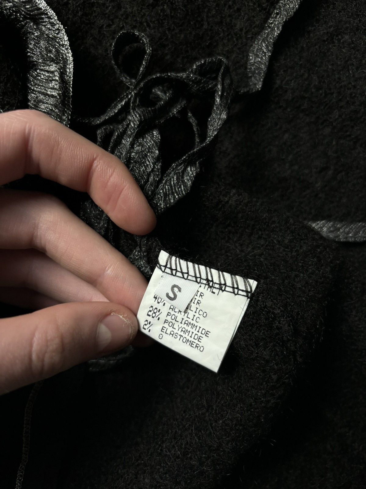 Vintage Coquette style mohair pullover vintage cardigan Size S / US 4 / IT 40 - 7 Thumbnail