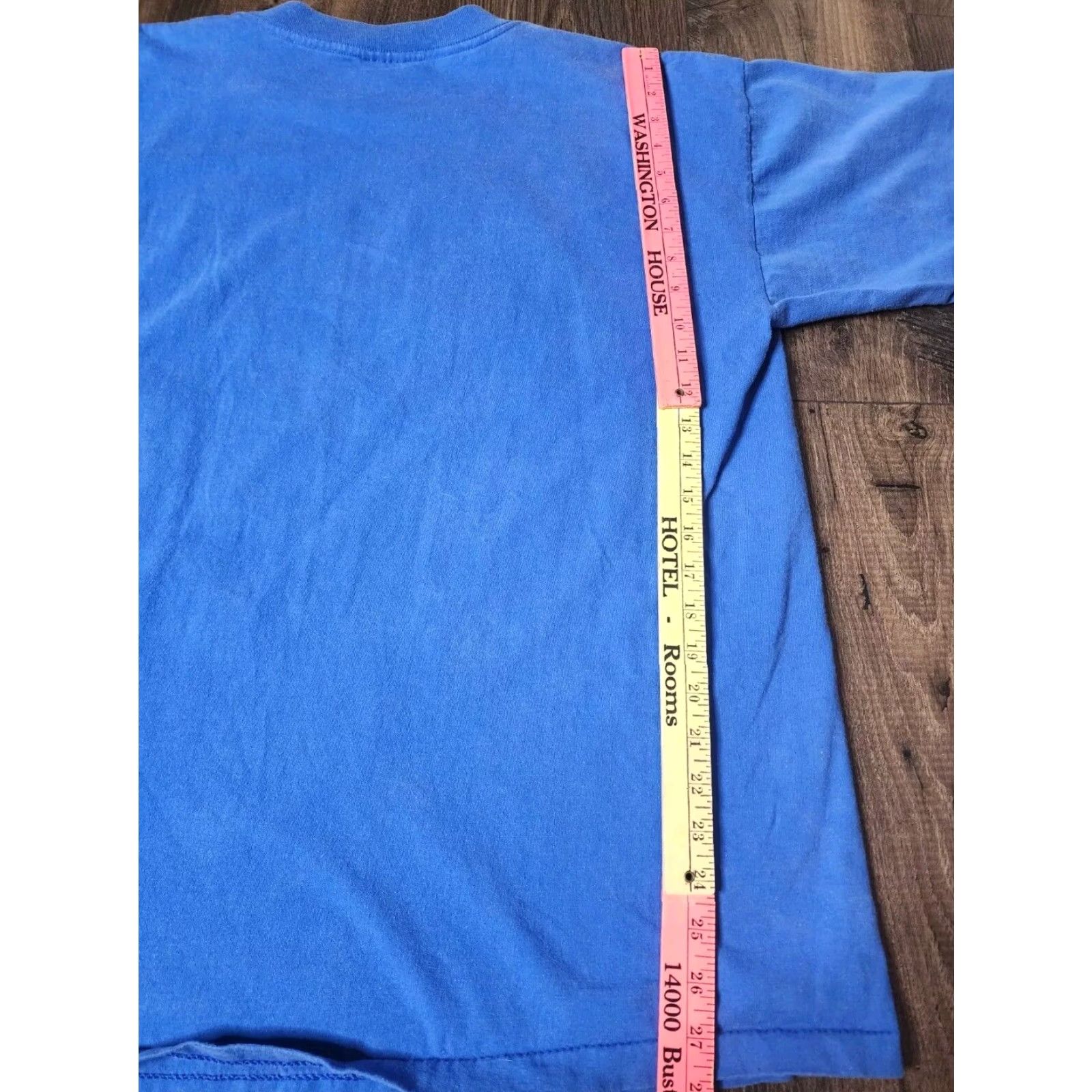Salem Sportswear VINTAGE 90s Salem Sportswear Detroit Pistons Graffiti Blue T Shirt Mens XL Cotton Size US XL / EU 56 / 4 - 2 Thumbnail