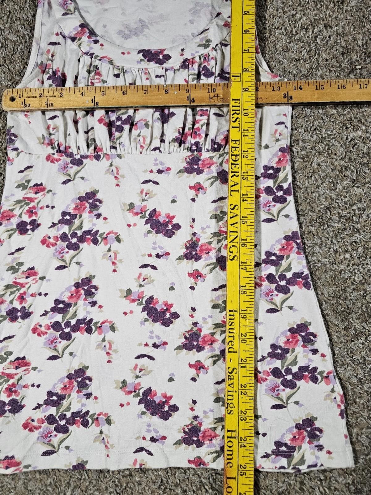 Express Express White Floral Tank Top Small Size S / US 4 / IT 40 - 3 Thumbnail