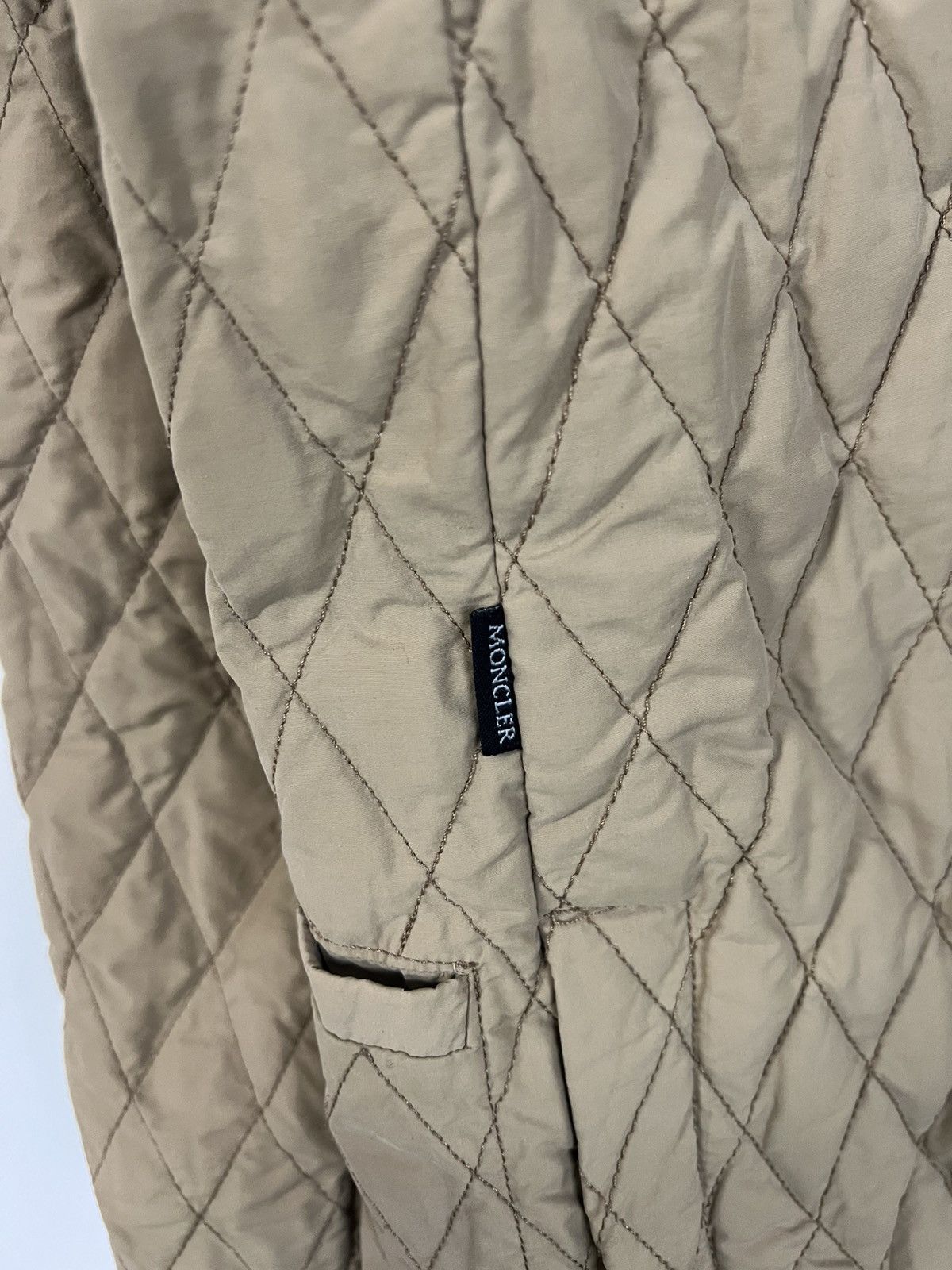 Moncler Moncler quilted jacket XL beige Size US XL / EU 56 / 4 - 6 Thumbnail