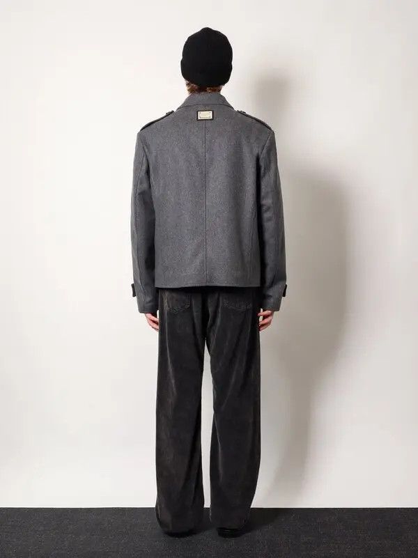 Dolce & Gabbana o1s22i1n0225 Double-breasted Jacket in Grey Size US M / EU 48-50 / 2 - 3 Thumbnail