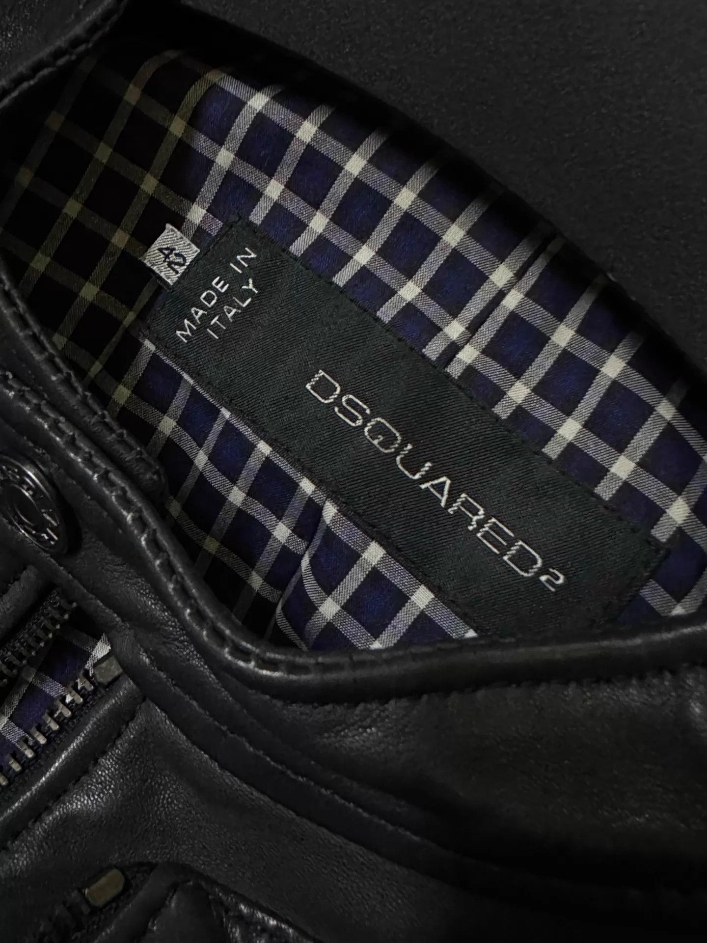 Dsquared2 Dsquared2 2011AW Cafe Racer Lamb Leather Jacket Size US XS / EU 42 / 0 - 3 Thumbnail