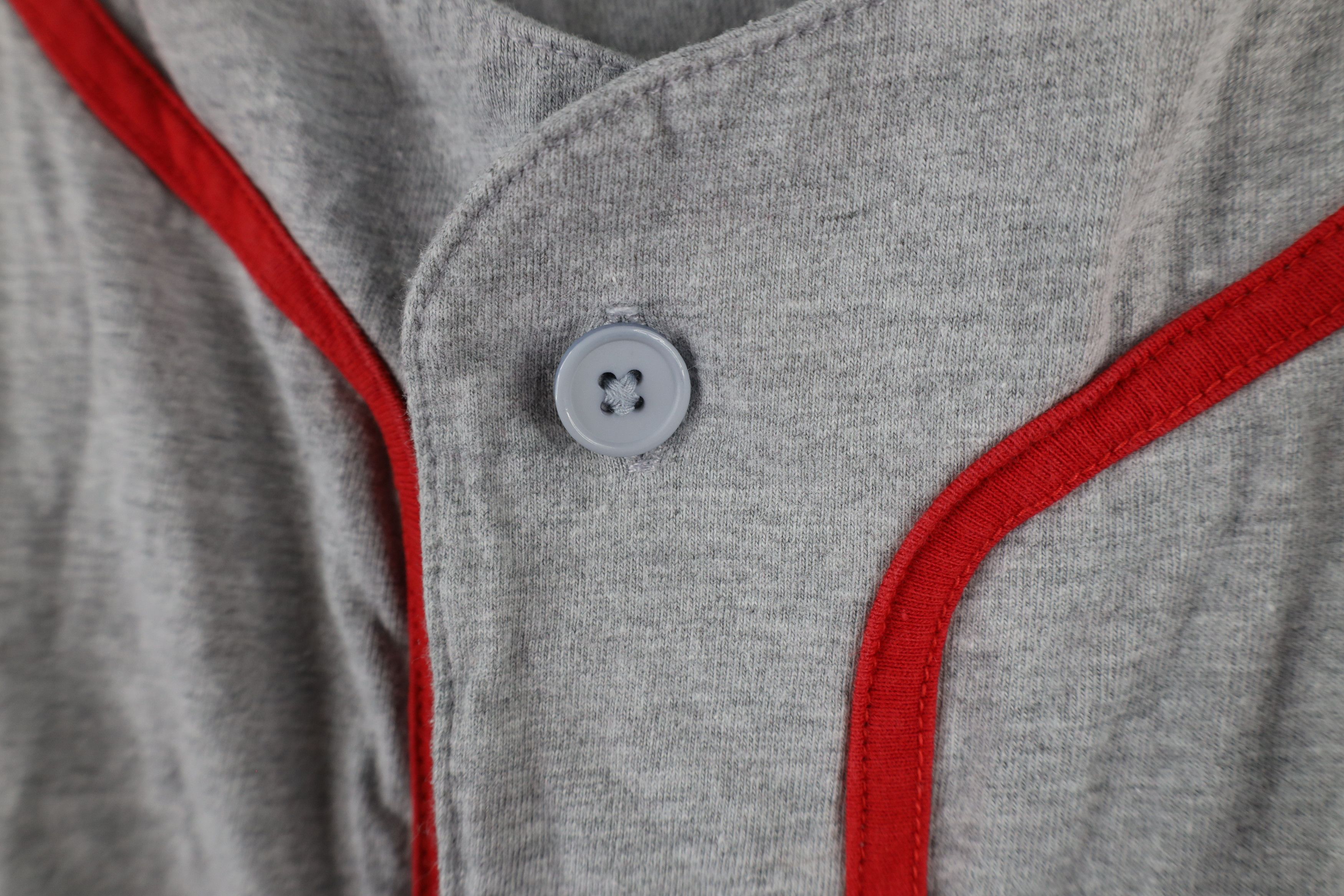 Vintage Vintage 90s Out Ohio State University Baseball Jersey Gray Size US L / EU 52-54 / 3 - 8 Thumbnail