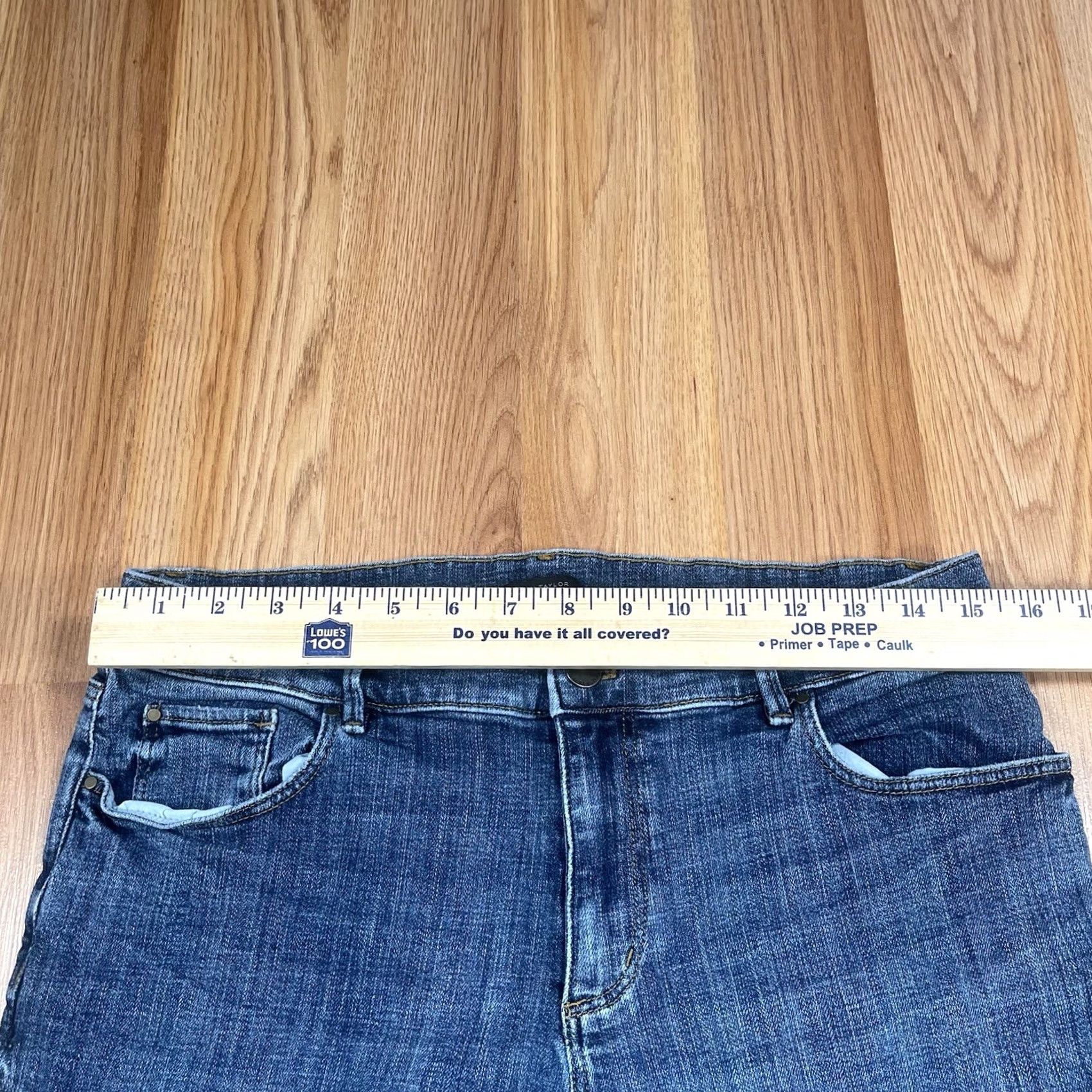 Ann Taylor Ann Taylor Jeans Womens Size 8 Stretch Mid Rise Blue Wash Denim Size 30" / US 8 / IT 44 - 3 Thumbnail