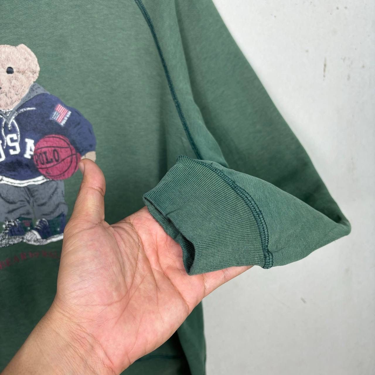 Polo Ralph Lauren Vintage Polo Bear Ralph Lauren Sun Faded Sweatshirt ERD Wcc Size US M / EU 48-50 / 2 - 5 Thumbnail