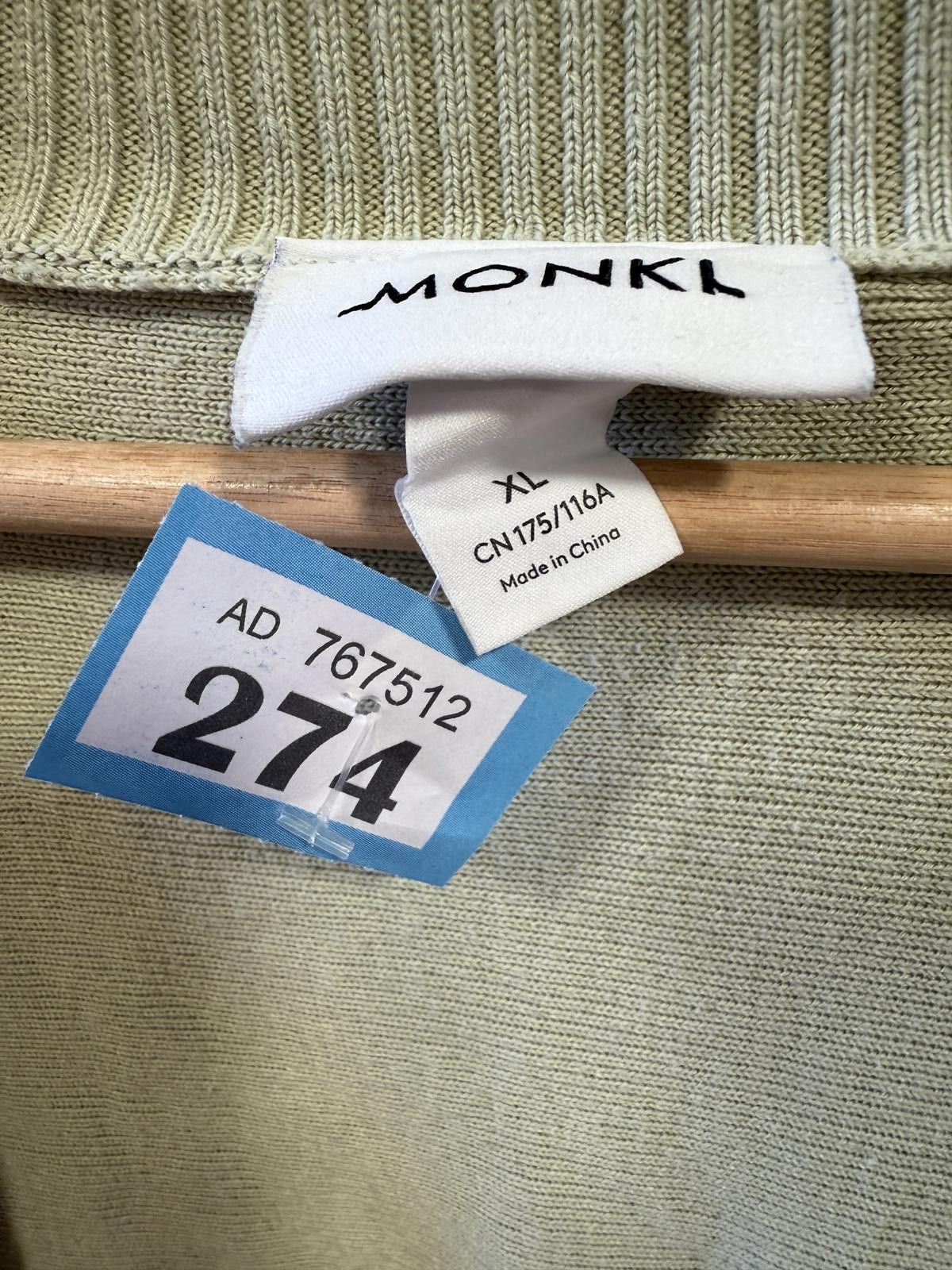 Christian Dior Monsieur Monki Green Open Front Cardigan Sweater XL Size XL / US 12-14 / IT 48-50 - 2 Thumbnail