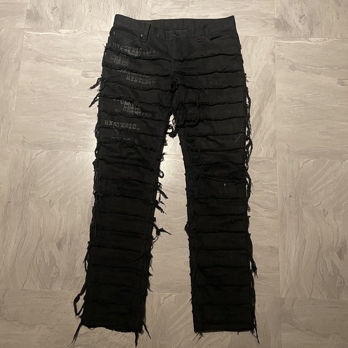Hysteric Glamour Hysteric Glamour “Chaos Crust Hagi” Size US 28 / EU 44 - 1 Thumbnail