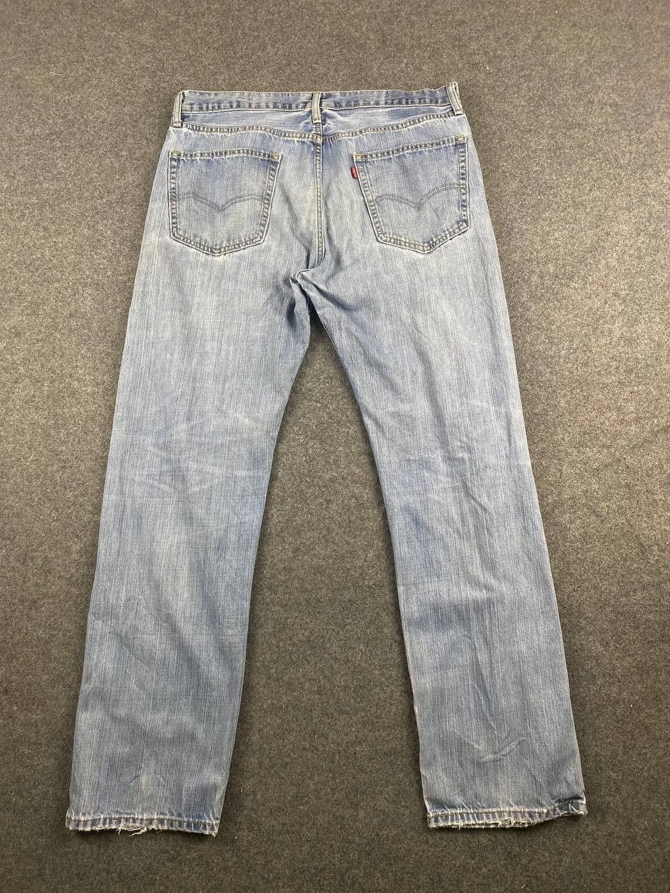 Levi's vintage levis distressed denim nice design Size US 38 / EU 54 - 1 Thumbnail