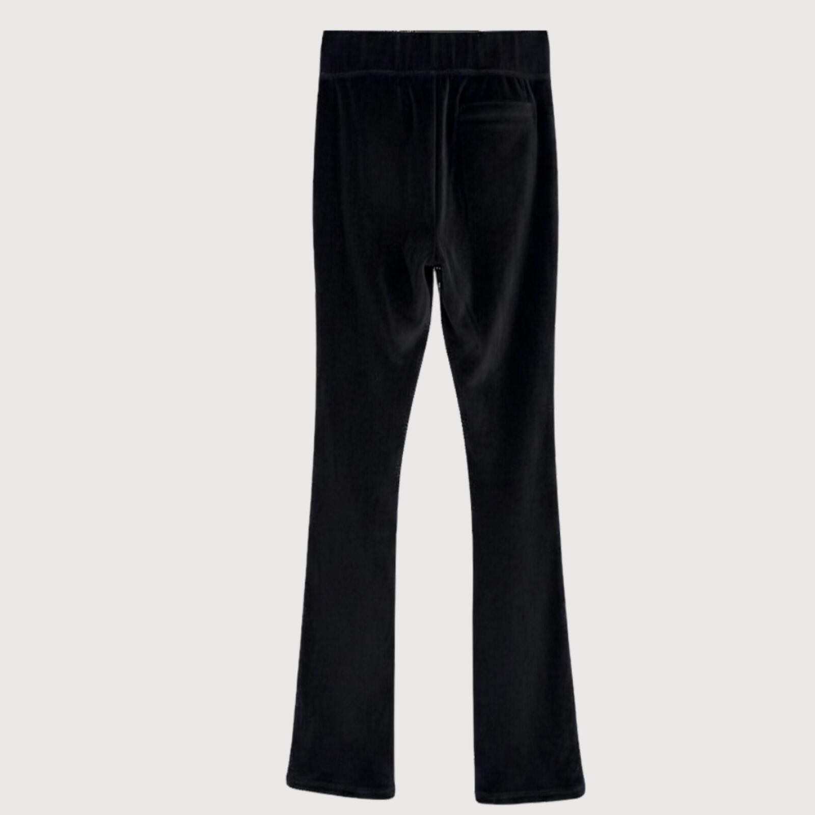 Other Alo Yoga Velour Flare Pants Black XS Size 26" / US 2 / IT 38 - 3 Thumbnail