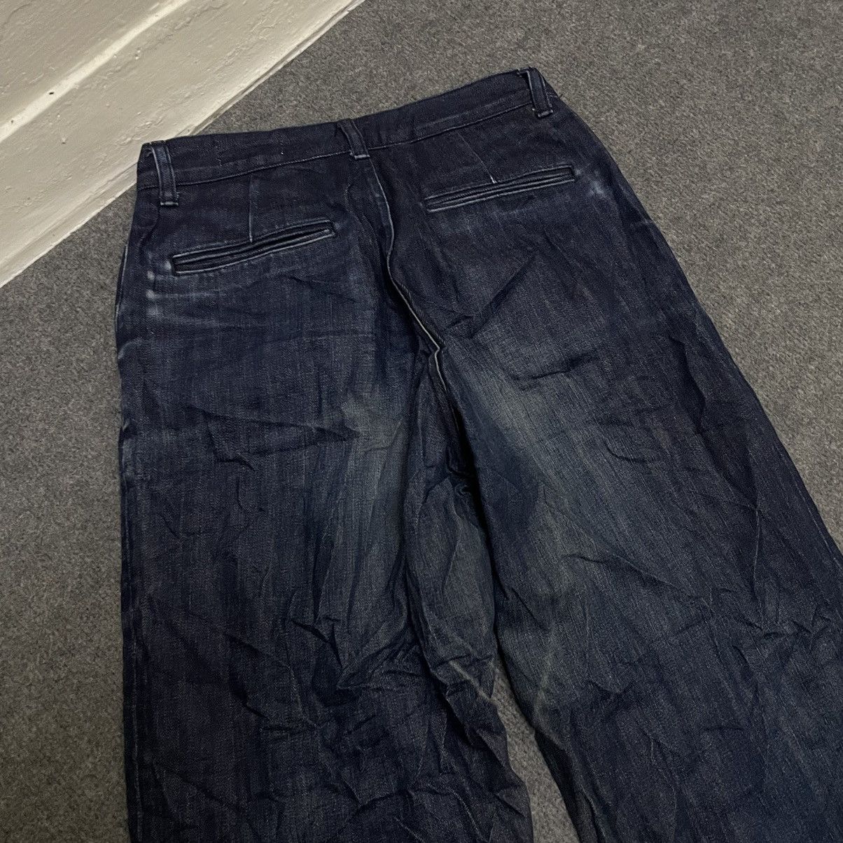 If Six Was Nine × Japanese Brand SINME Wide Leg Baggy Jeans Universal Zipper Made in Japan Size US 29 - 12 Thumbnail
