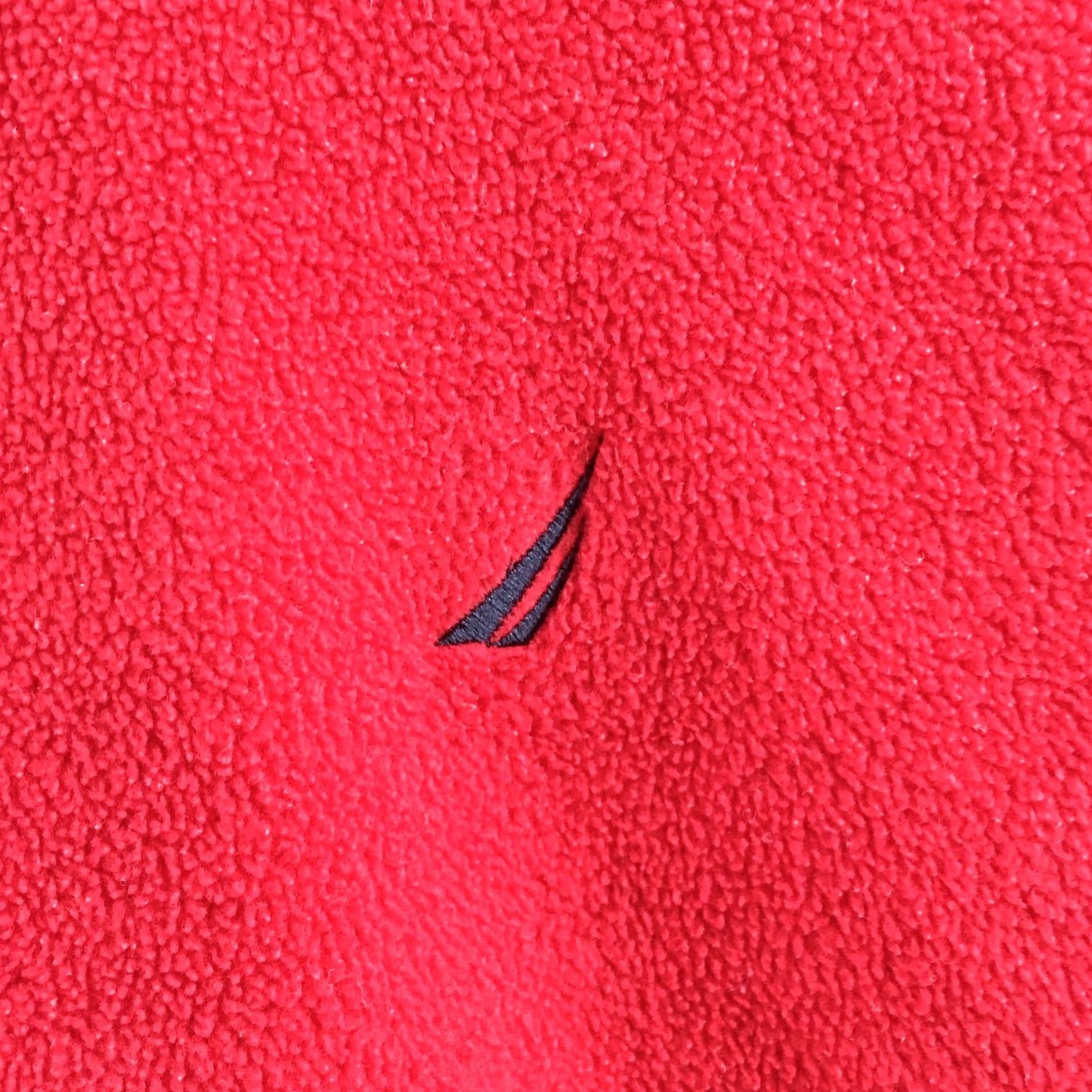 Nautica Nautica Half Zip Fleece Sweater Mens L Red Long Sleeve Pullover Mock Neck Casual Size US L / EU 52-54 / 3 - 4 Thumbnail