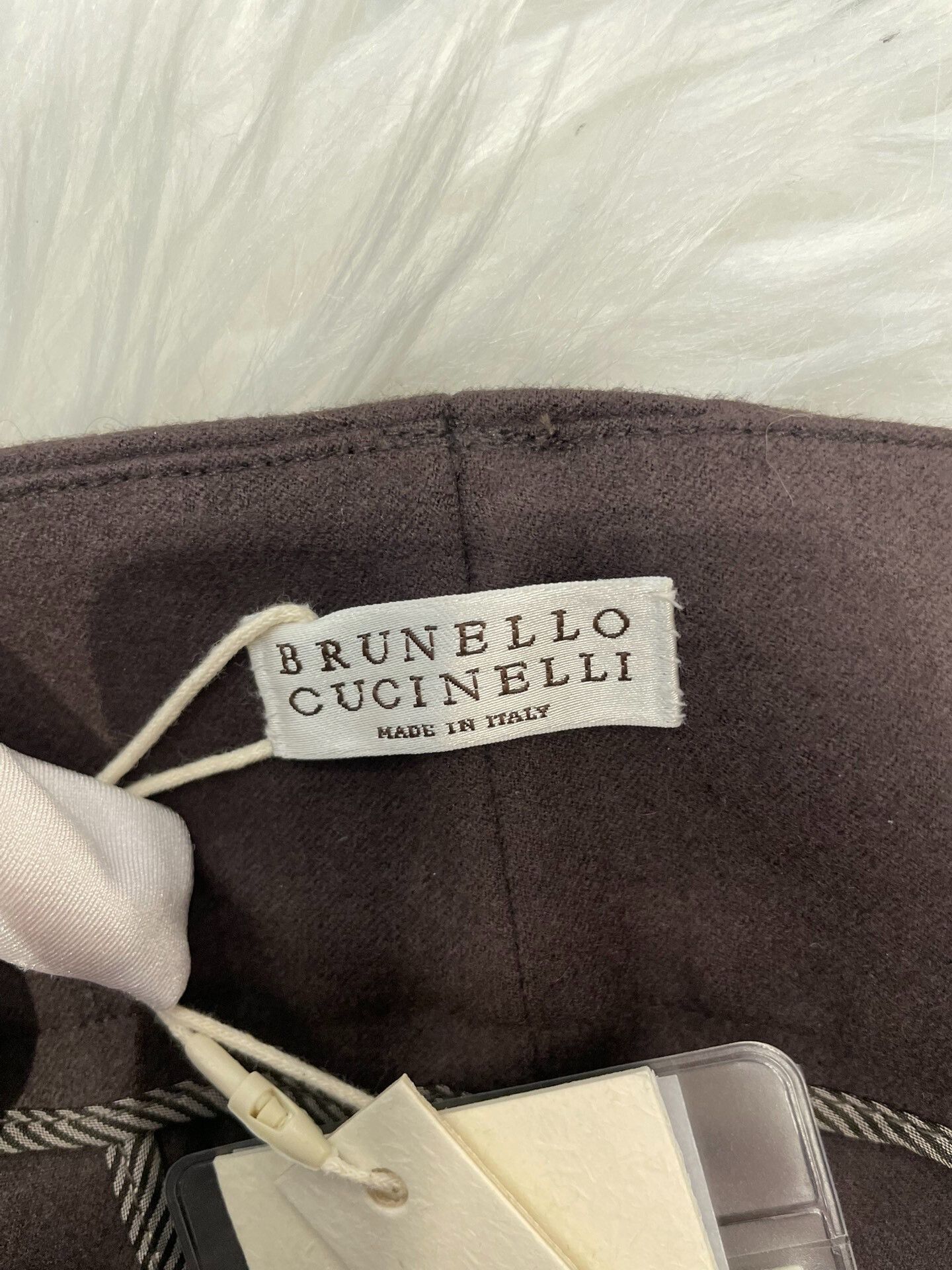 Brunello Cucinelli brunello cucinelli dark brown wool pants Size US 36 / EU 52 - 3 Thumbnail