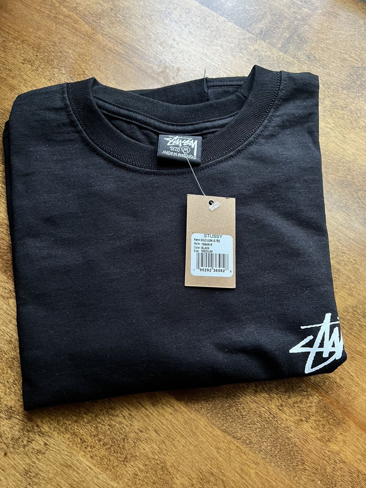 Streetwear × Stussy × Vintage Stussy Gold Lion Longsleeve
