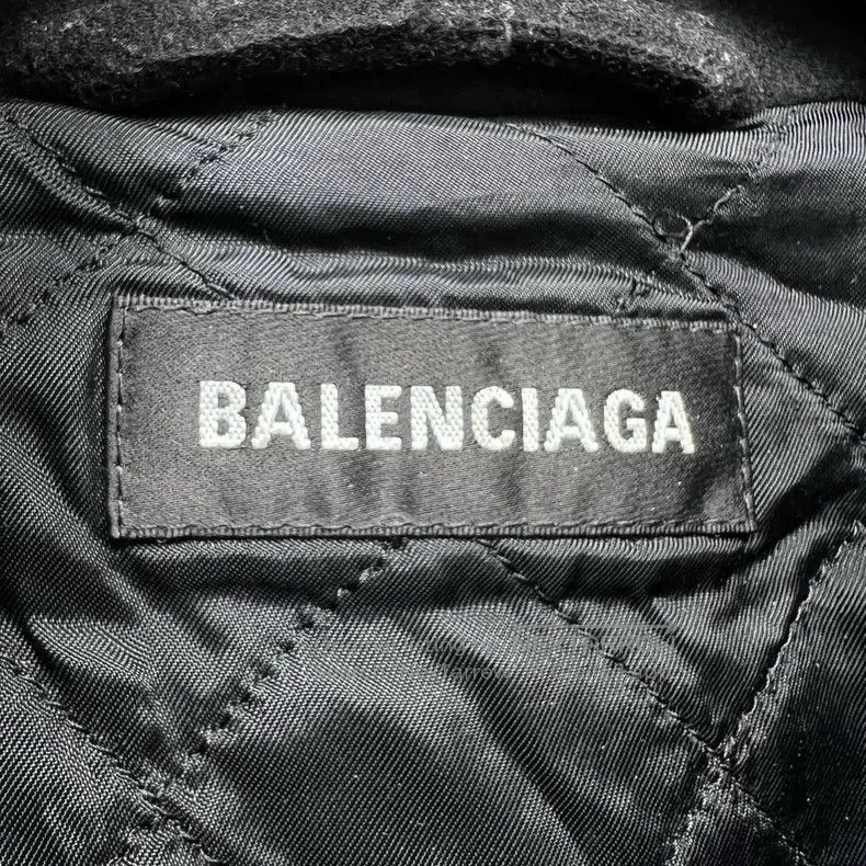 Balenciaga Balenciaga Logo Slogan Thick Wool Cotton Fleece Zipper Jac Size US S / EU 44-46 / 1 - 3 Thumbnail