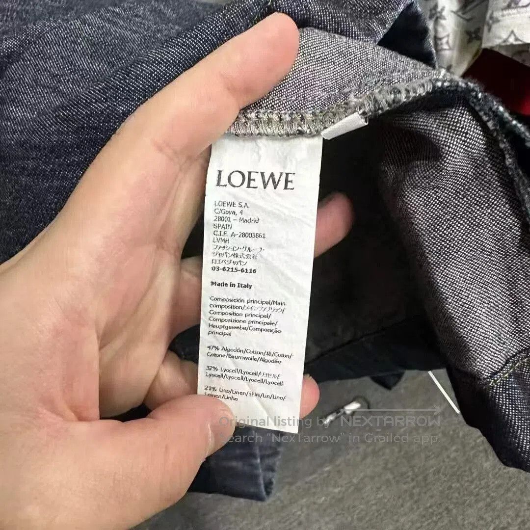 Loewe loewe denim jacket with pocket logo. Size US M / EU 48-50 / 2 - 4 Thumbnail