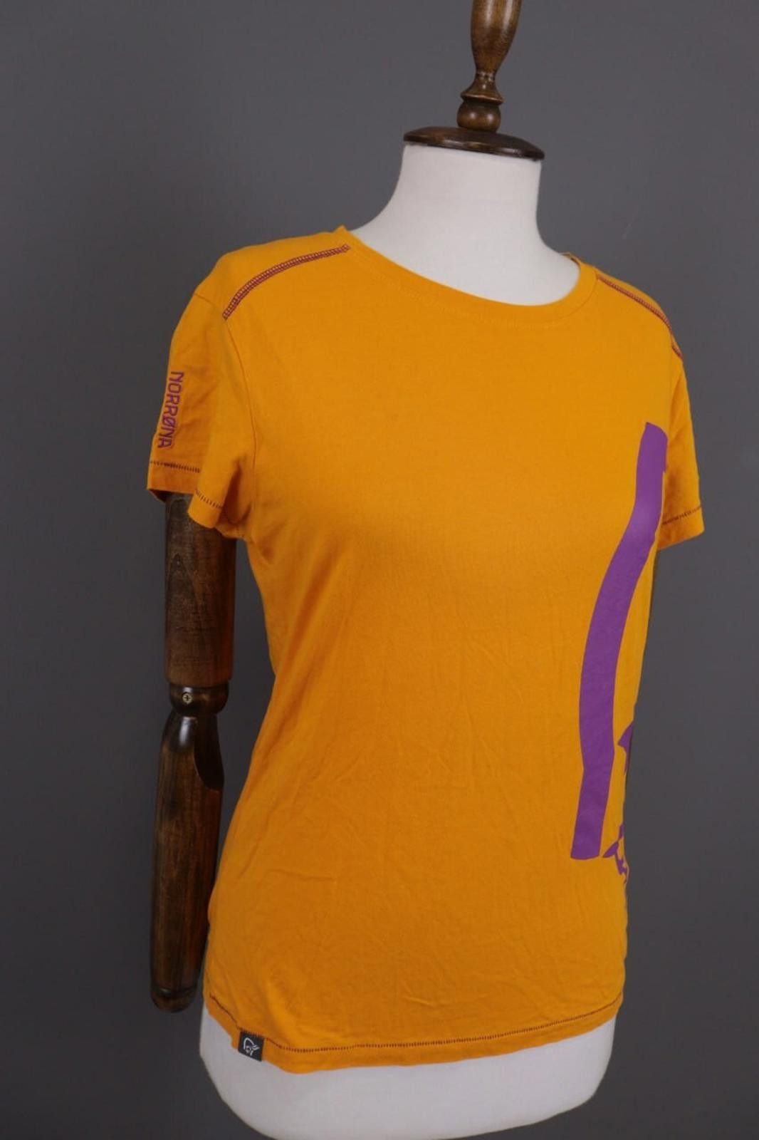 Norrona Norrona Orange Big Logo Top Base Layer T-Shirt Size M Size M / US 6-8 / IT 42-44 - 5 Thumbnail
