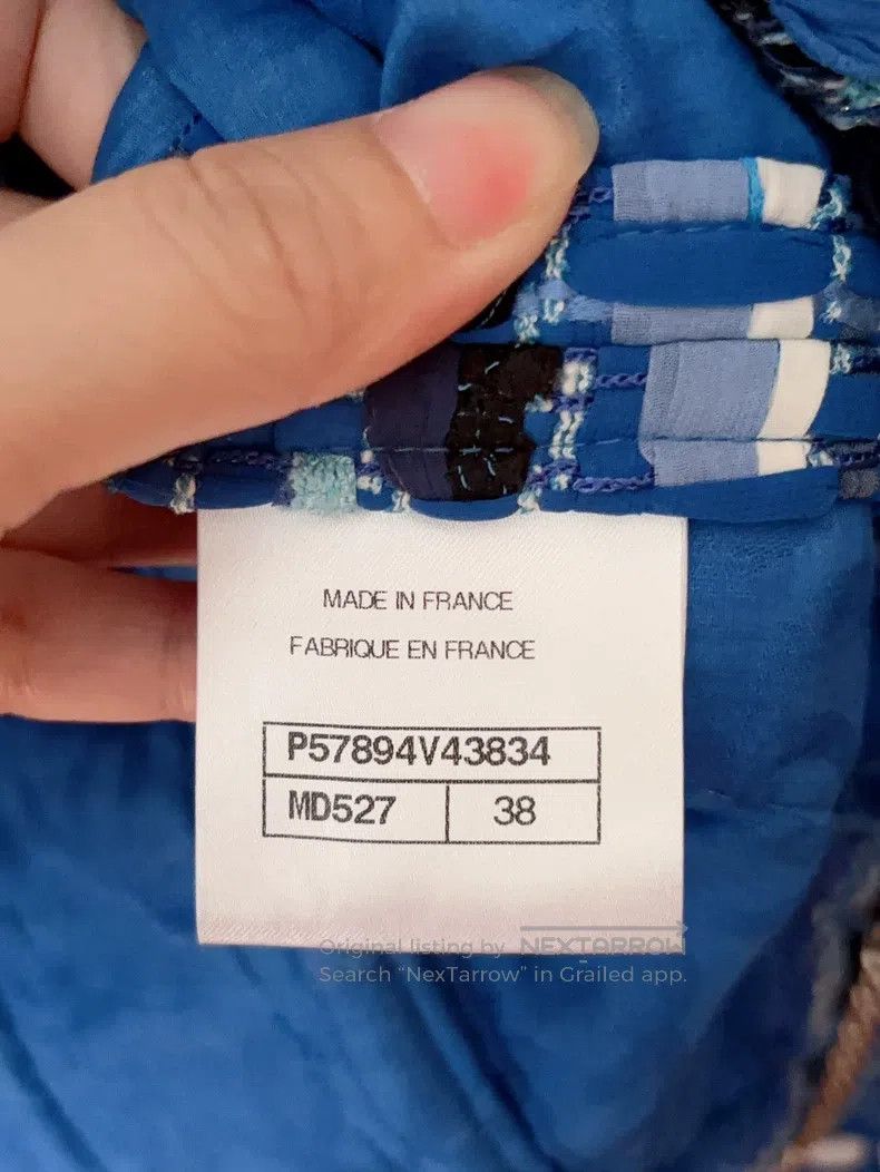 Chanel Chanel Greek royal blue jacket Size XS / US 0-2 / IT 36-38 - 8 Thumbnail