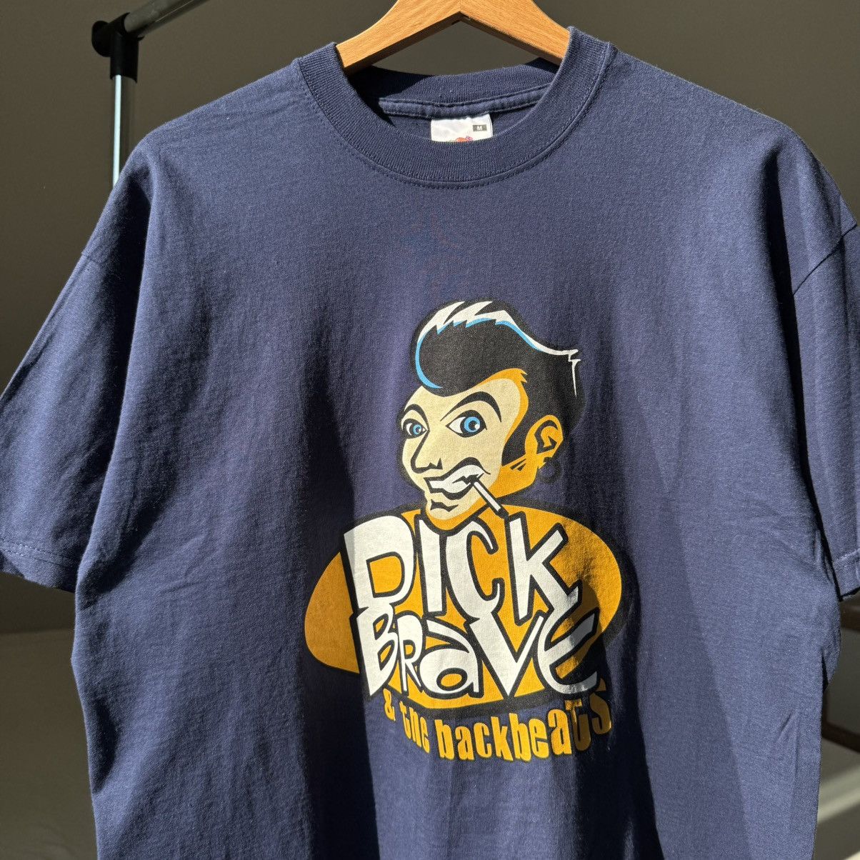 Band Tees × Vintage Vintage Dick Brave and the Backbeats band tee rock metal Size US M / EU 48-50 / 2 - 2 Thumbnail