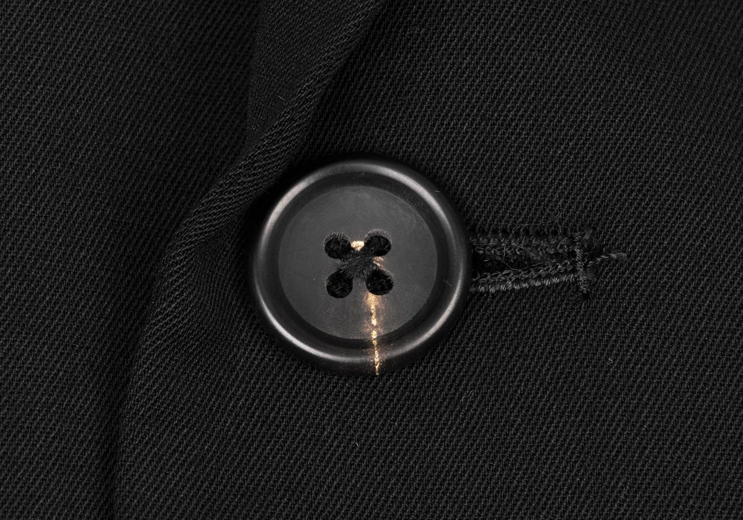 Yohji Yamamoto Yohji Yamamoto Wool Gabardine Blazer Black M Size US M / EU 48-50 / 2 - 5 Thumbnail