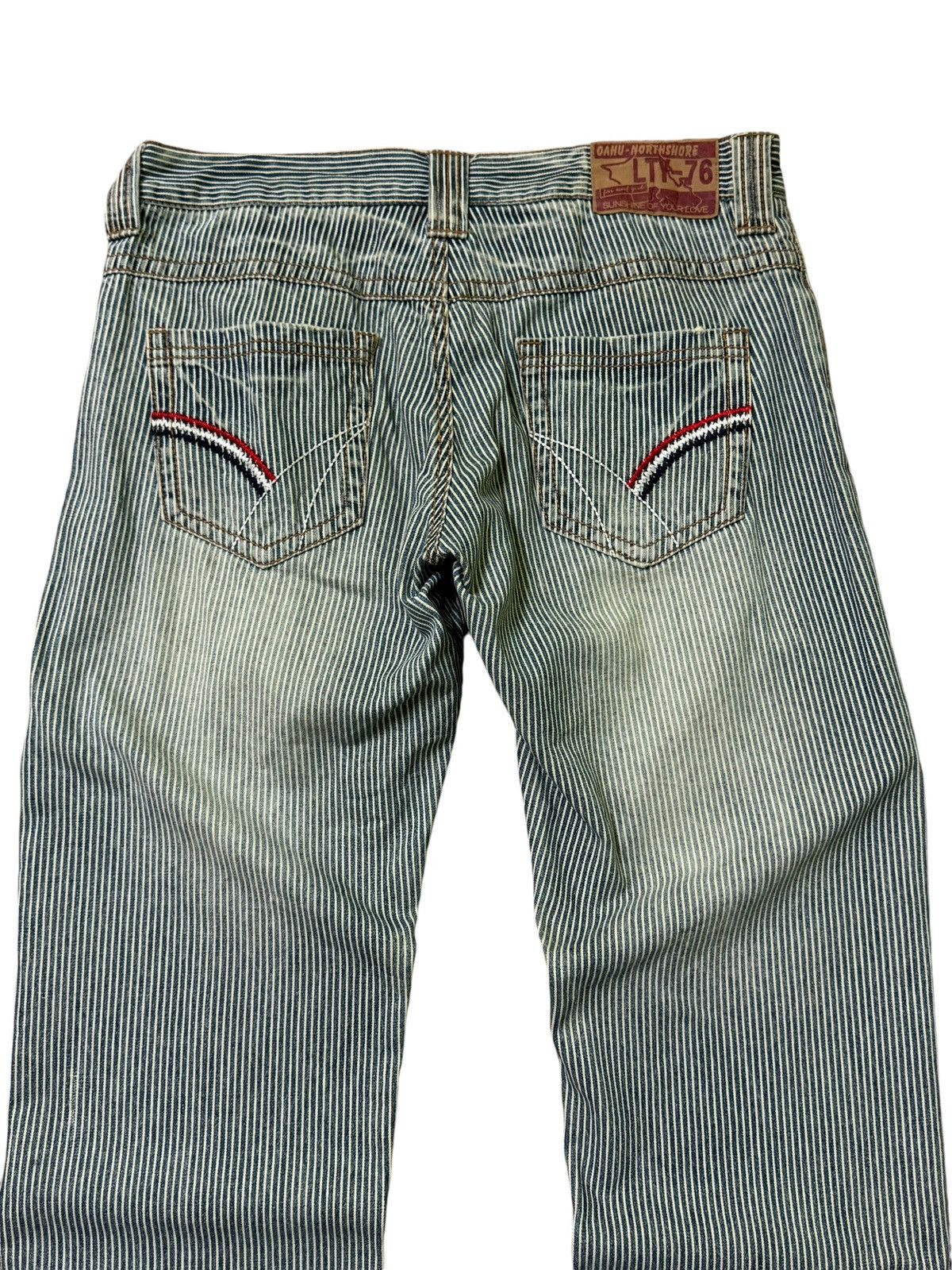 Hysteric Glamour × Japanese Brand LOVE SUNSET BEACH HICKORY STRIPED DENIM Size US 33 - 9 Thumbnail