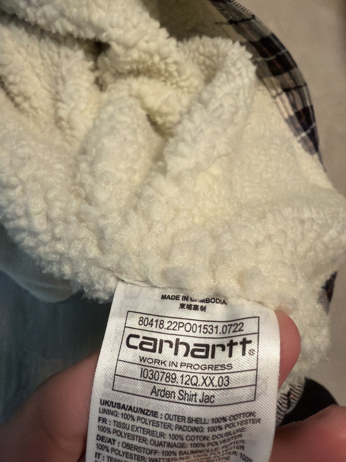 Carhartt Carhartt flannel sherpa-lined shirt jacket Size US XL / EU 56 / 4 - 2 Thumbnail