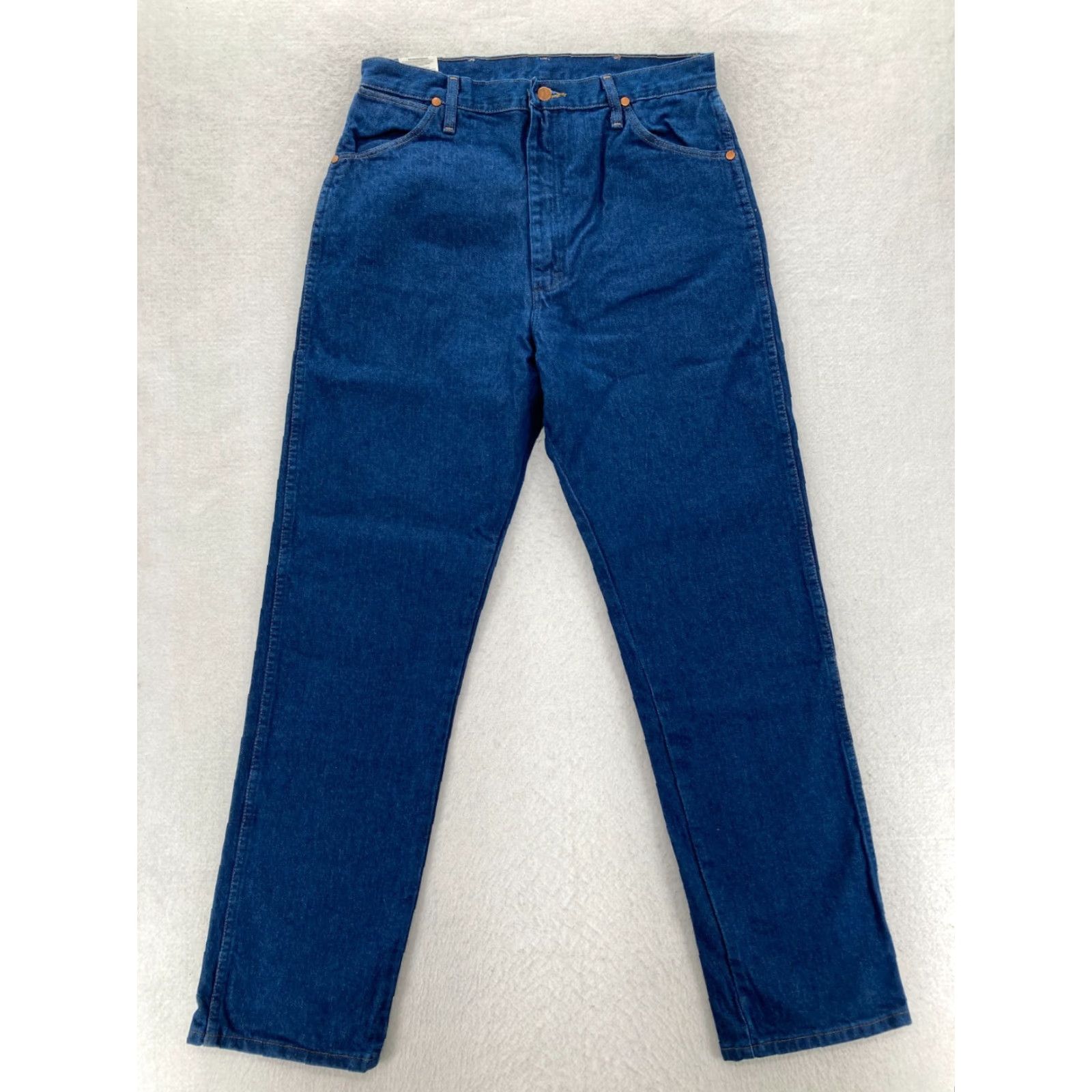 Wrangler Wrangler Cowboy Cut Jeans Women's 15x32 Slim Fit Dark Wash Blue Denim 14MWZ NWT Jeans Women Slim Dark Wash Blue Wrangler Cowboy Cut 14MWZ NWT Size 36" / US 14 / IT 50 - 2 Thumbnail