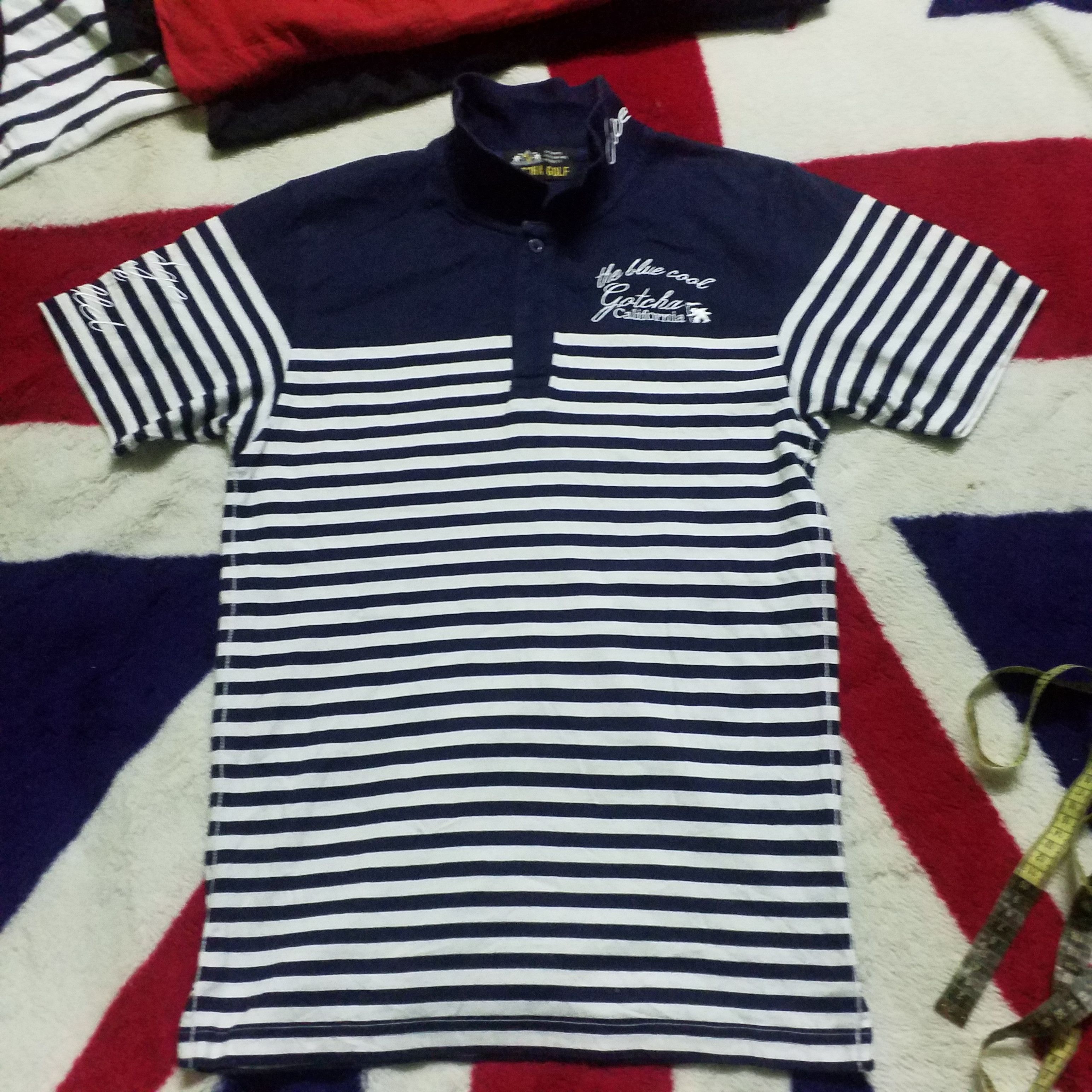 Gotcha GOTCHA GOLF POLO SHIRT STRIPE LIKE NEW Size US M / EU 48-50 / 2 - 1 Thumbnail