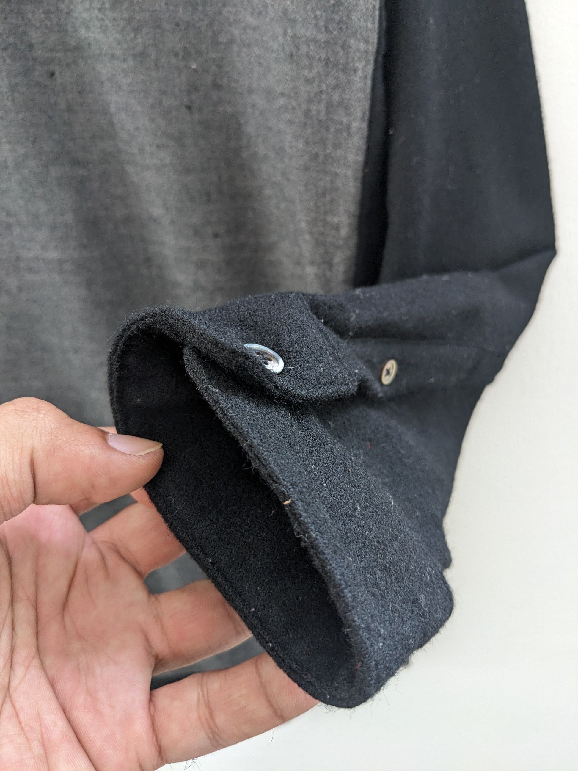 Japanese Brand × STUDIOUS × Vintage Vintage Studious Wool Shirt Button Up Size US S / EU 44-46 / 1 - 4 Thumbnail