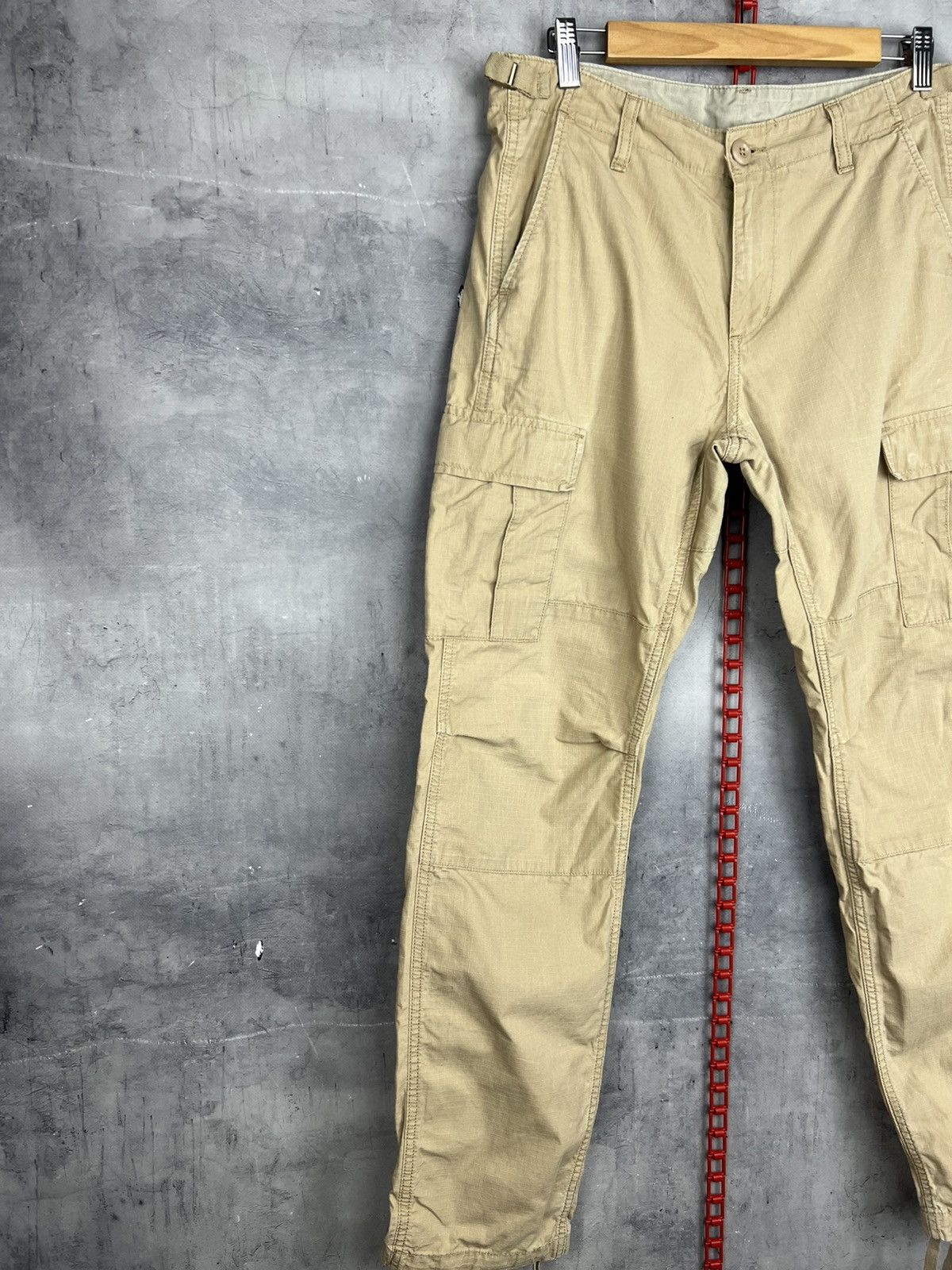Carhartt vintage carhartt cargo pants beige size 30 X 32 Size US 30 / EU 46 - 3 Thumbnail