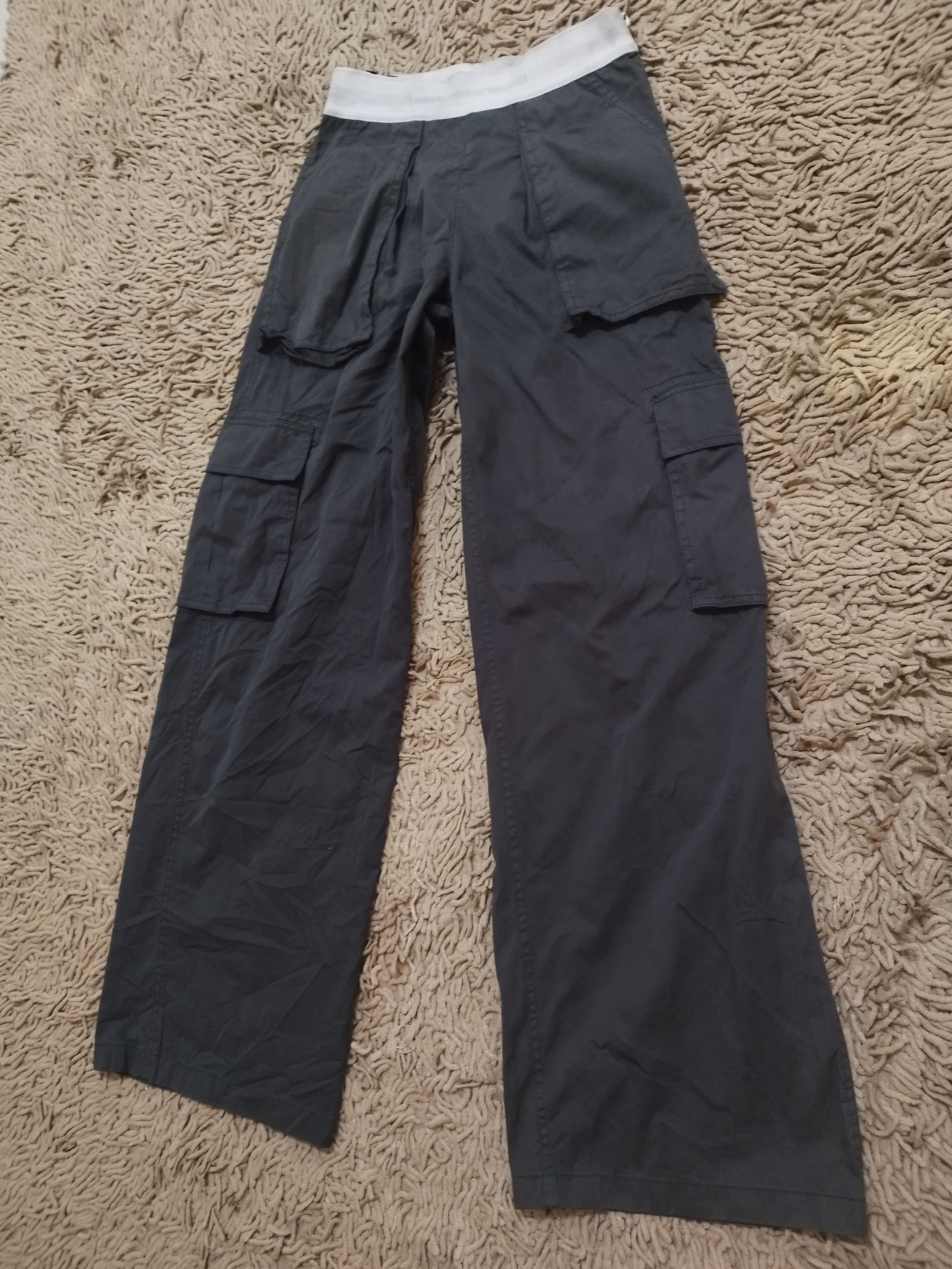 Alexander Wang Alexander Wang Wide-Leg Cargo Pants Size 28" / US 6 / IT 42 - 6 Thumbnail