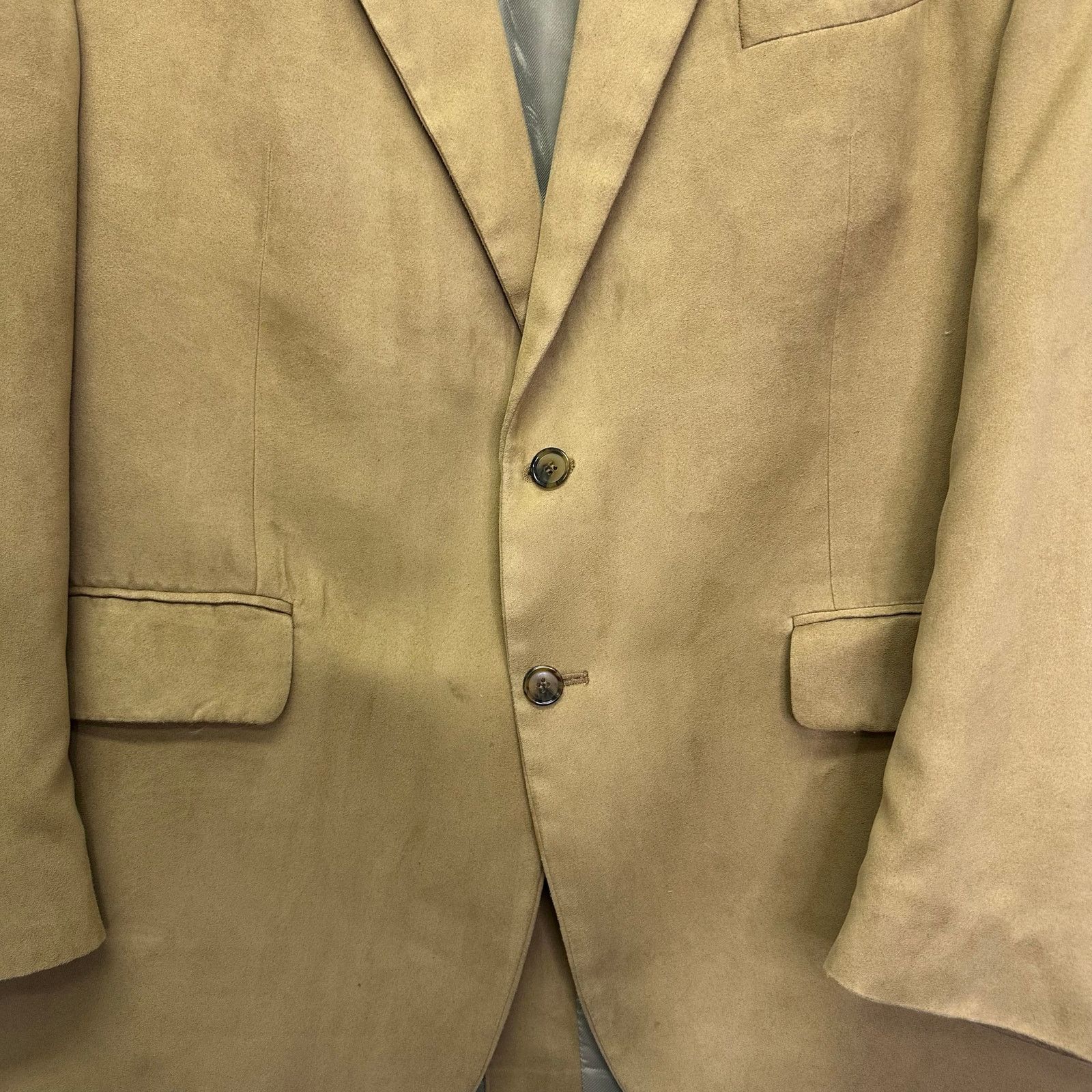 Chaps Ralph Lauren Vintage Chaps Ralph Lauren Men’s Camel Blazer 46R Size 46R - 10 Thumbnail