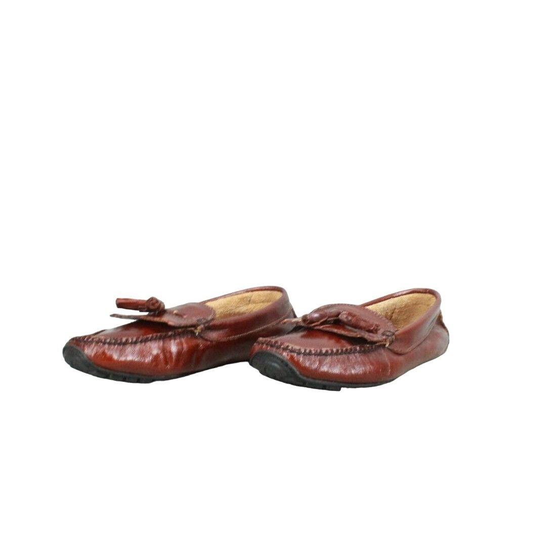 L.L. Bean × Leather LL BEAN Tassels Soft Flexible Pebble Sole Shoes Size US 6 / IT 36 - 2 Thumbnail