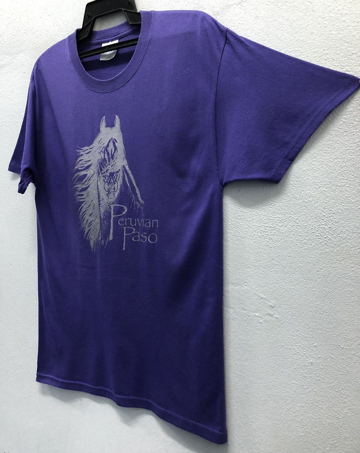 Vintage Vintage Hanes Peruvian Paso Horse T-Shirt Size US M / EU 48-50 / 2 - 5 Thumbnail