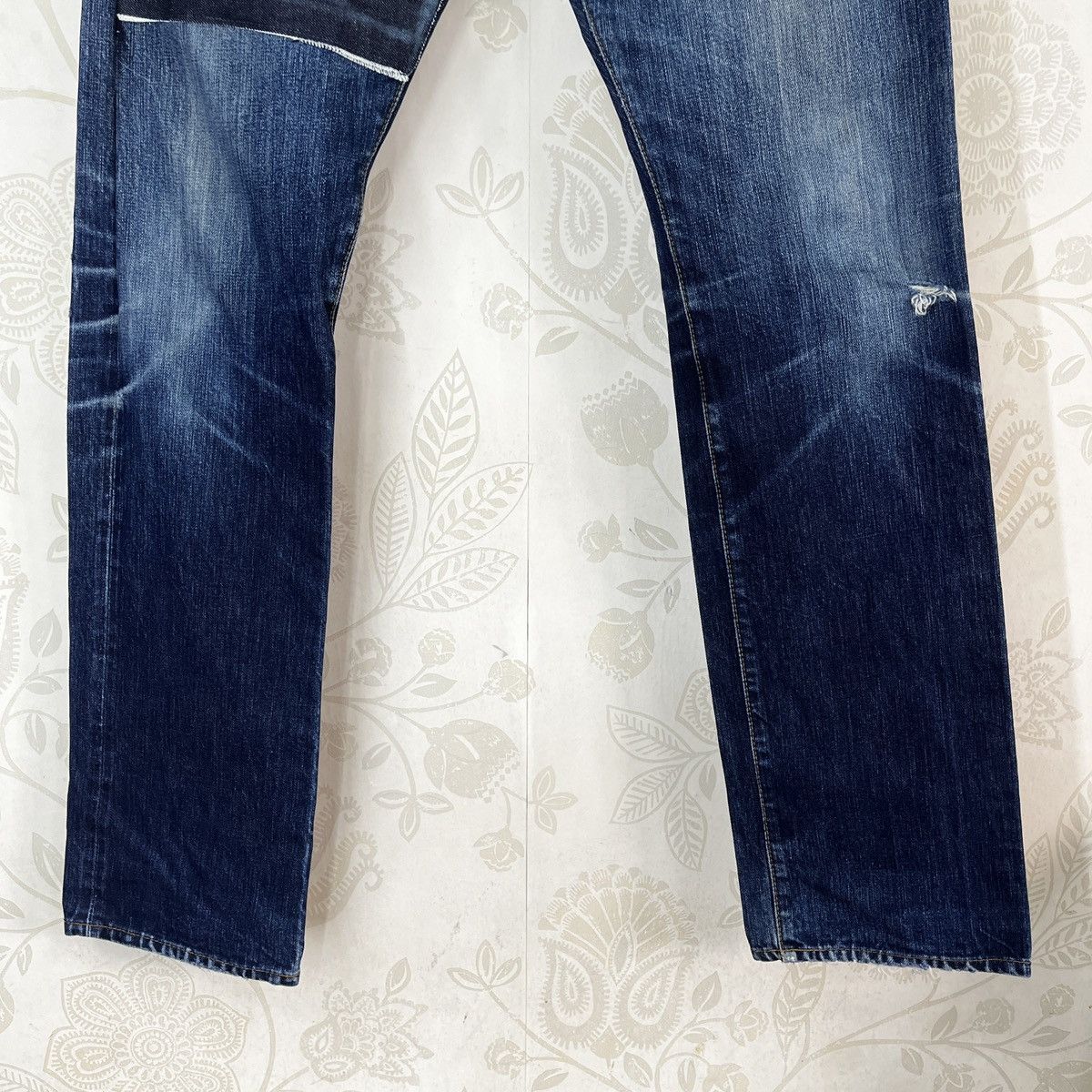 RRL Ralph Lauren Vintage RRL Ralph Lauren Hidden Rivet Distressed Denim Size US 34 / EU 50 - 11 Thumbnail