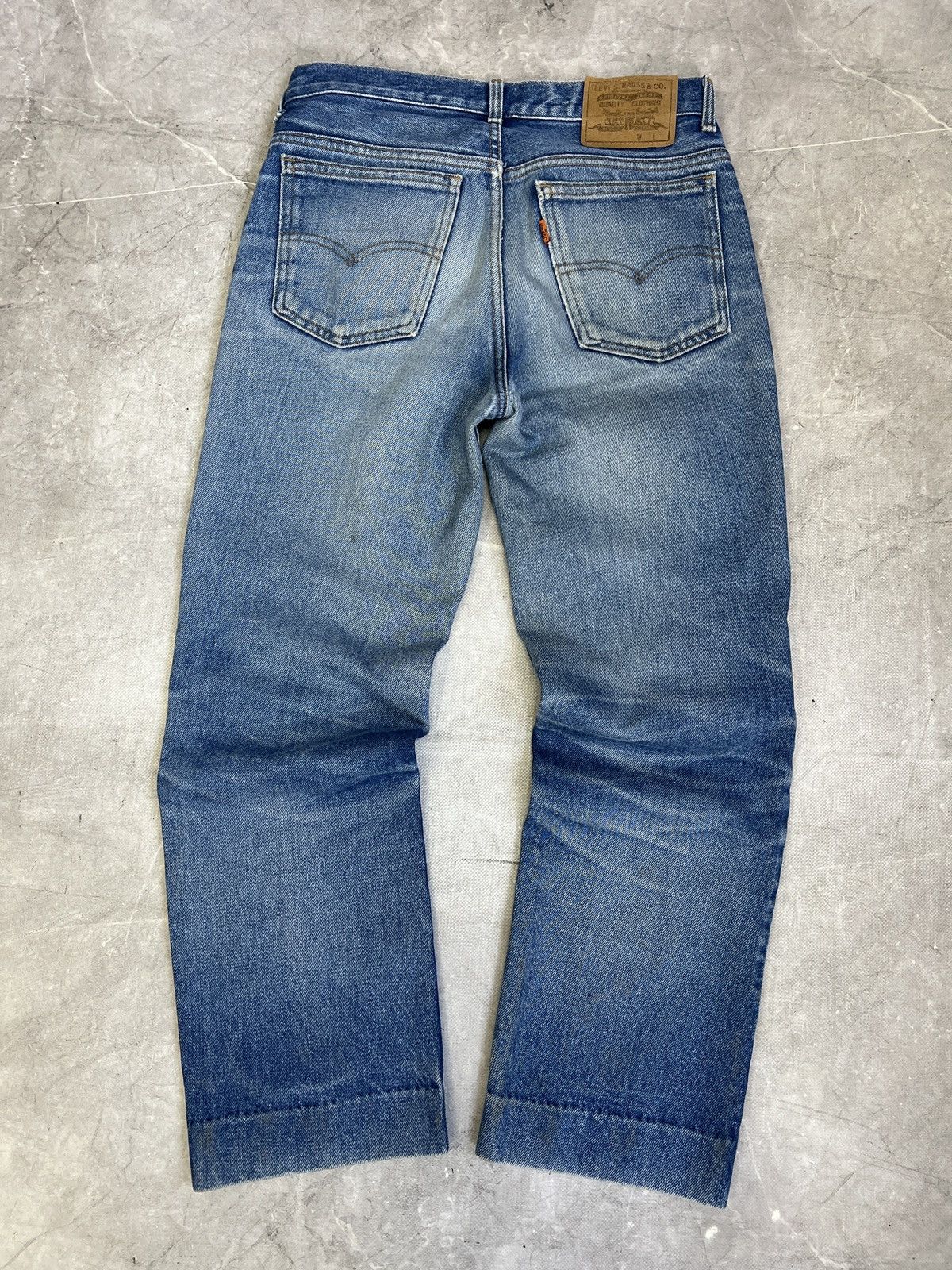 Levi's Vintage 90s washed distressed Levis 501 jeans USA rare Size US 31 - 6 Thumbnail