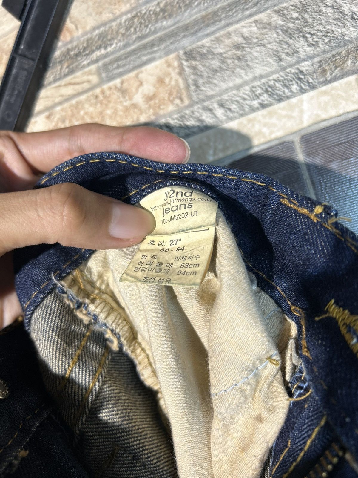 Japanese Brand Flared Jeans Distressed Jeans Size US 27 - 5 Thumbnail