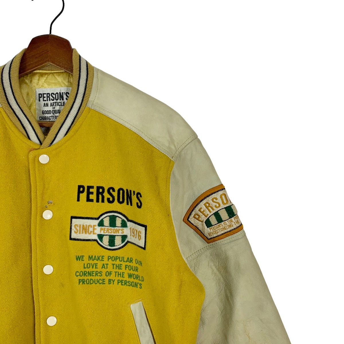 Other Vintage Person Sports Varsity Leather Wool Zipper Jacket Size US M / EU 48-50 / 2 - 6 Thumbnail